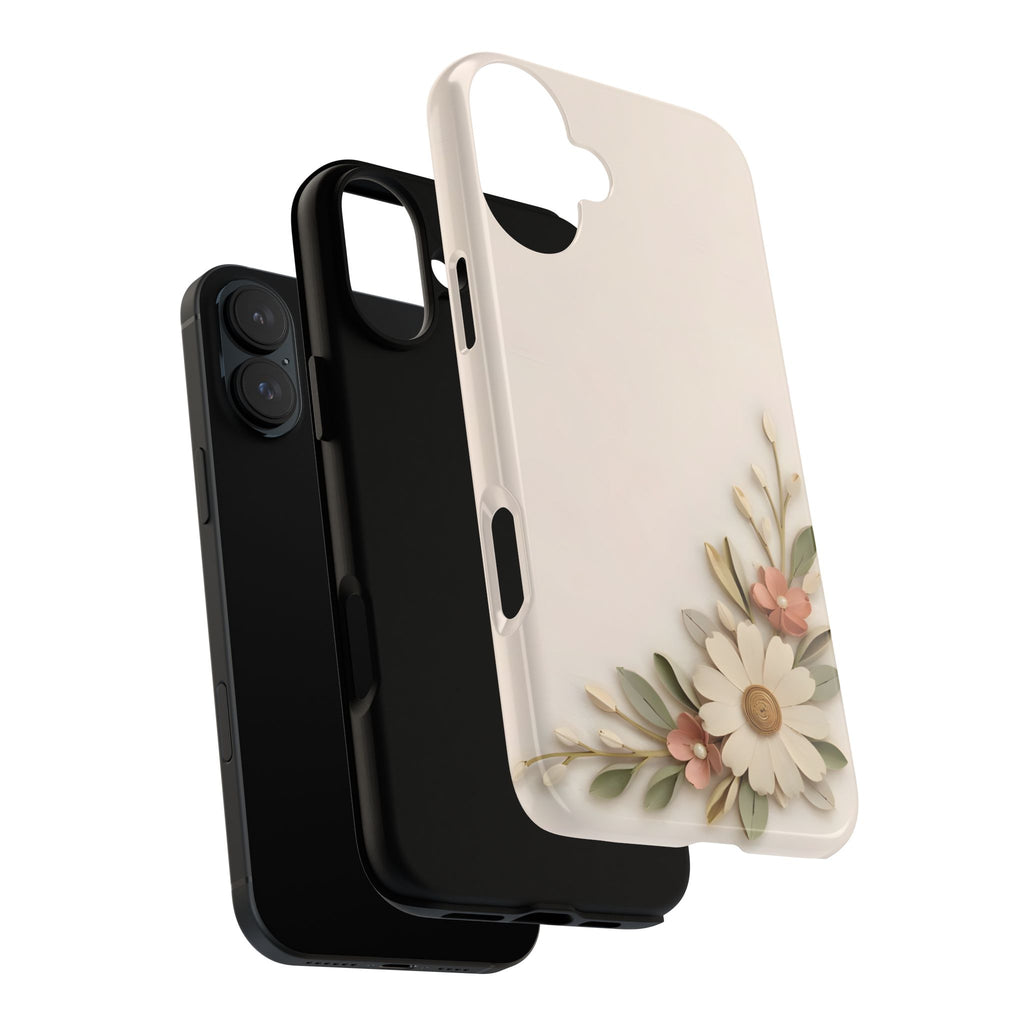 Daisy Blossom Tough Phone Case — Floral Protective iPhone Cover