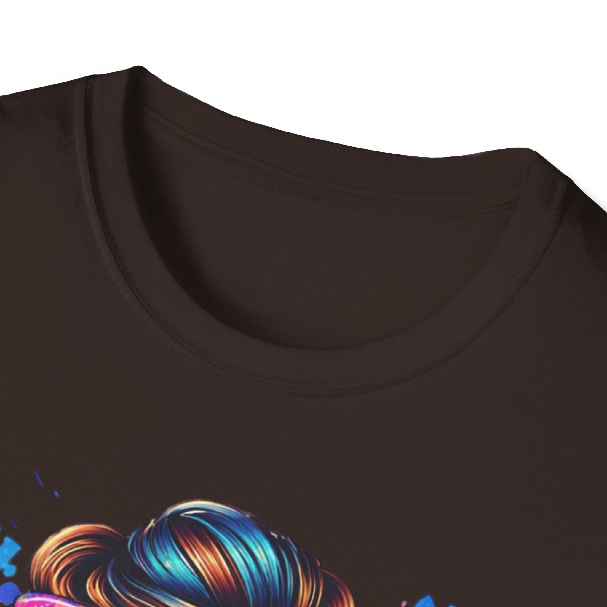 Autism Mom T-Shirt — Colorful Puzzle Heart Design for Proud Moms
