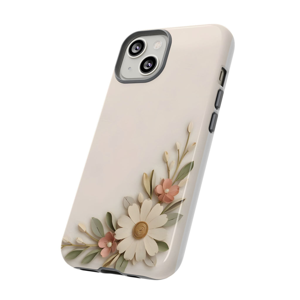 Daisy Blossom Tough Phone Case — Floral Protective iPhone Cover