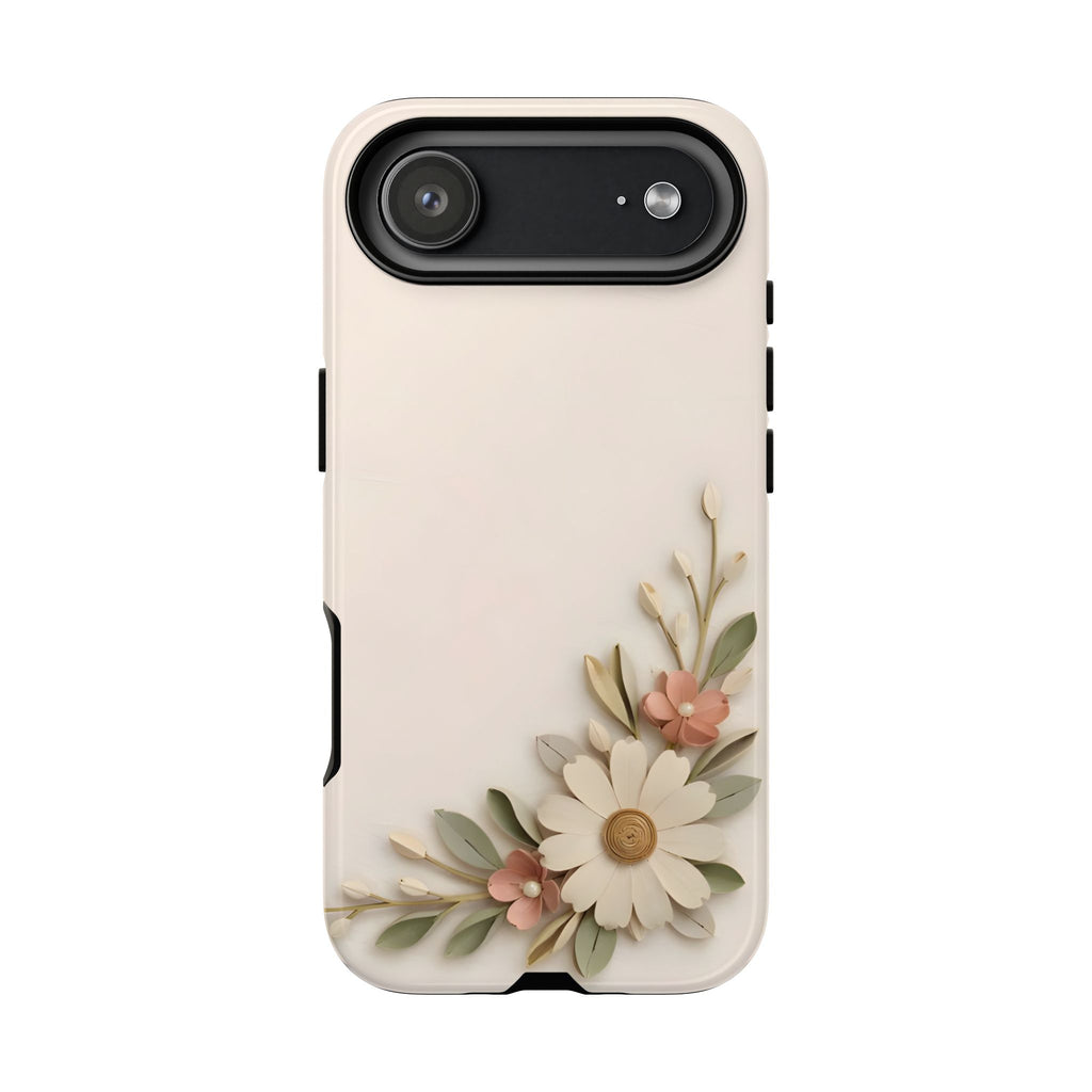 Daisy Blossom Tough Phone Case — Floral Protective iPhone Cover