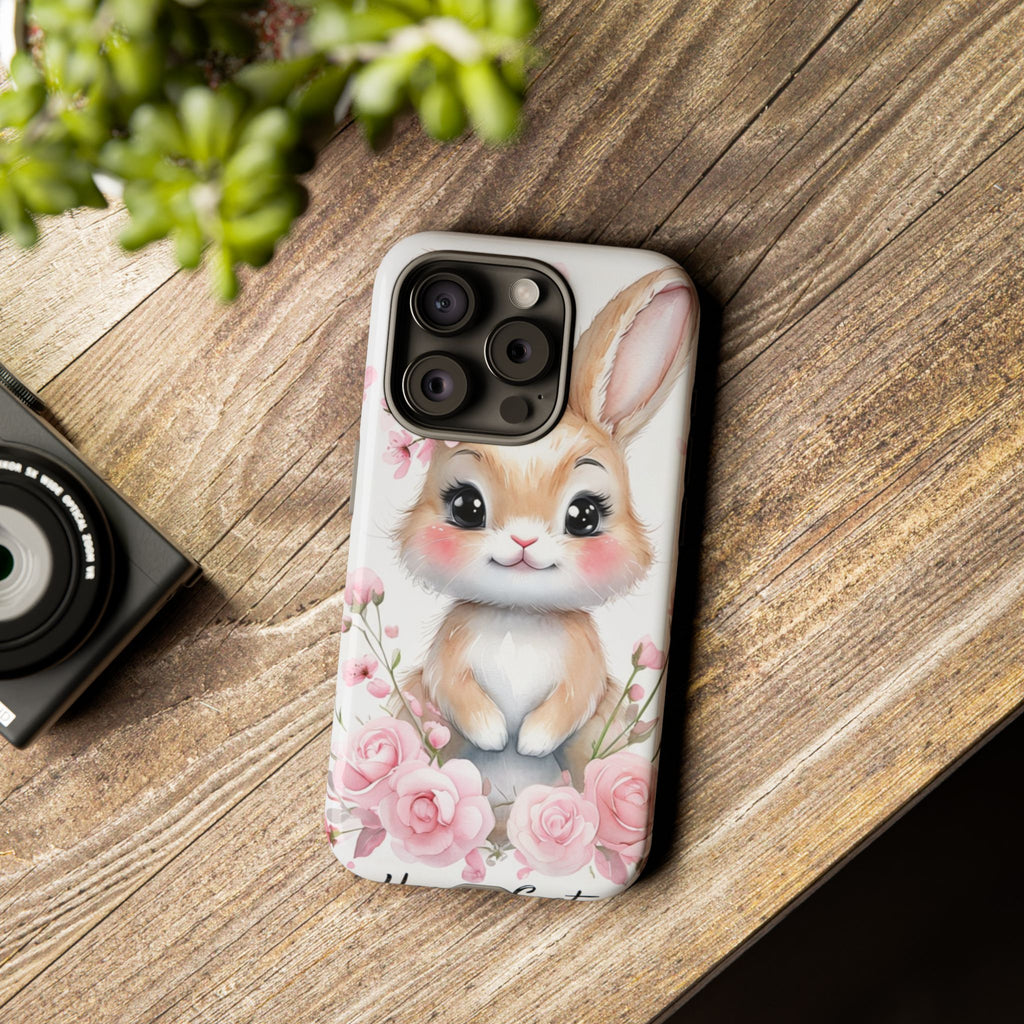 Cute Bunny Phone Case — Adorable Kawaii Rabbit Phone Cover for Girls & Animal Lovers