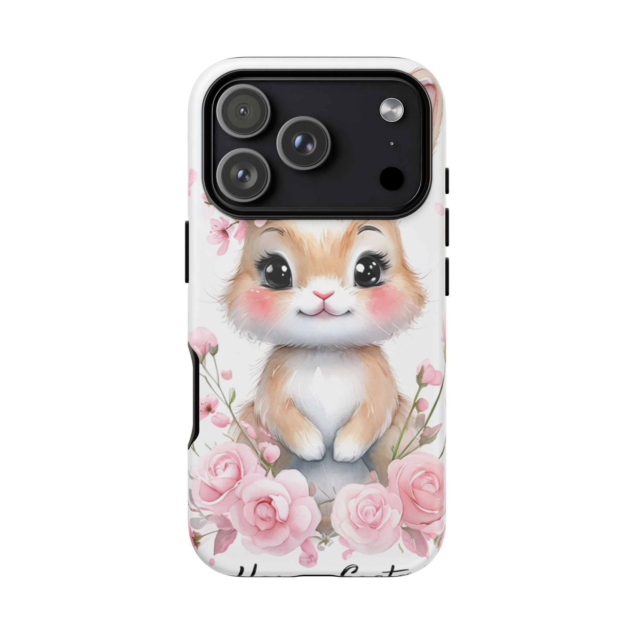 Cute Bunny Phone Case — Adorable Kawaii Rabbit Phone Cover for Girls & Animal Lovers