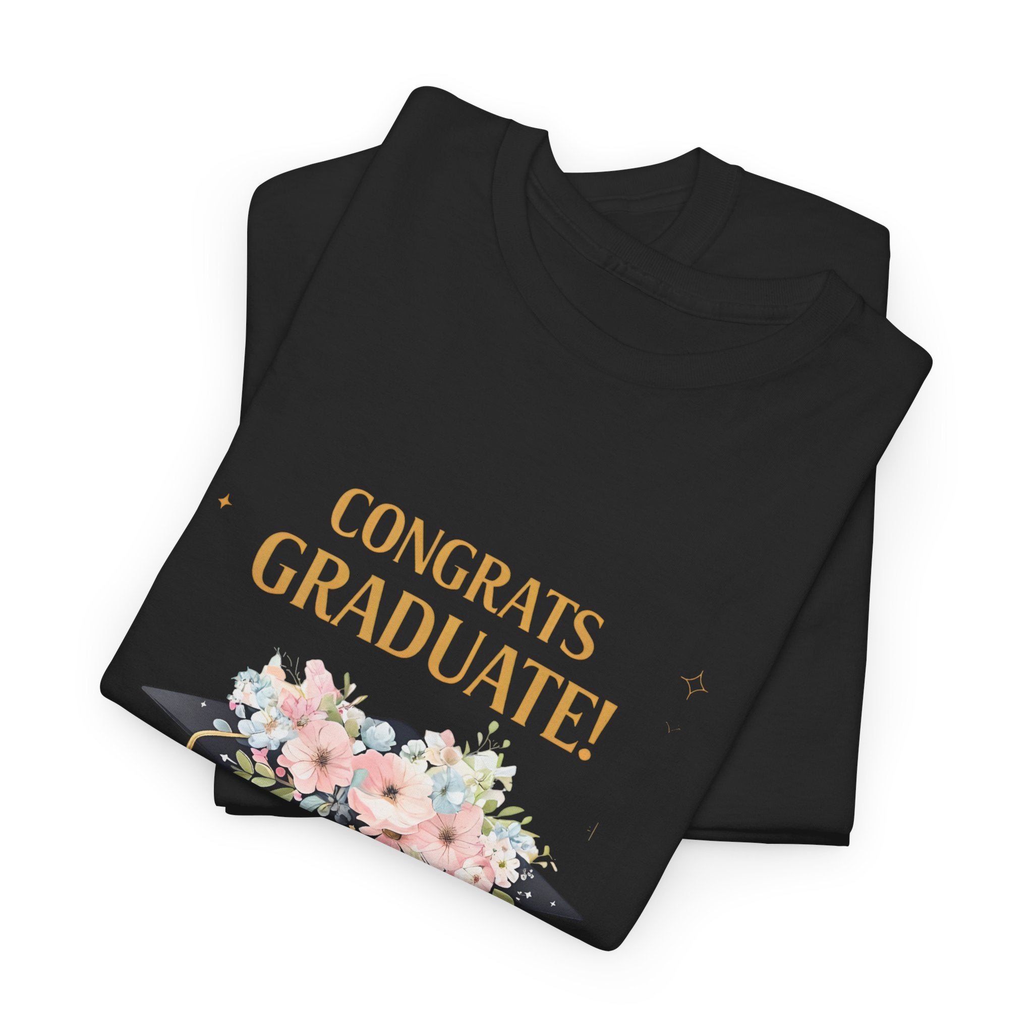 Congrats Graduate Floral Graduation T-Shirt