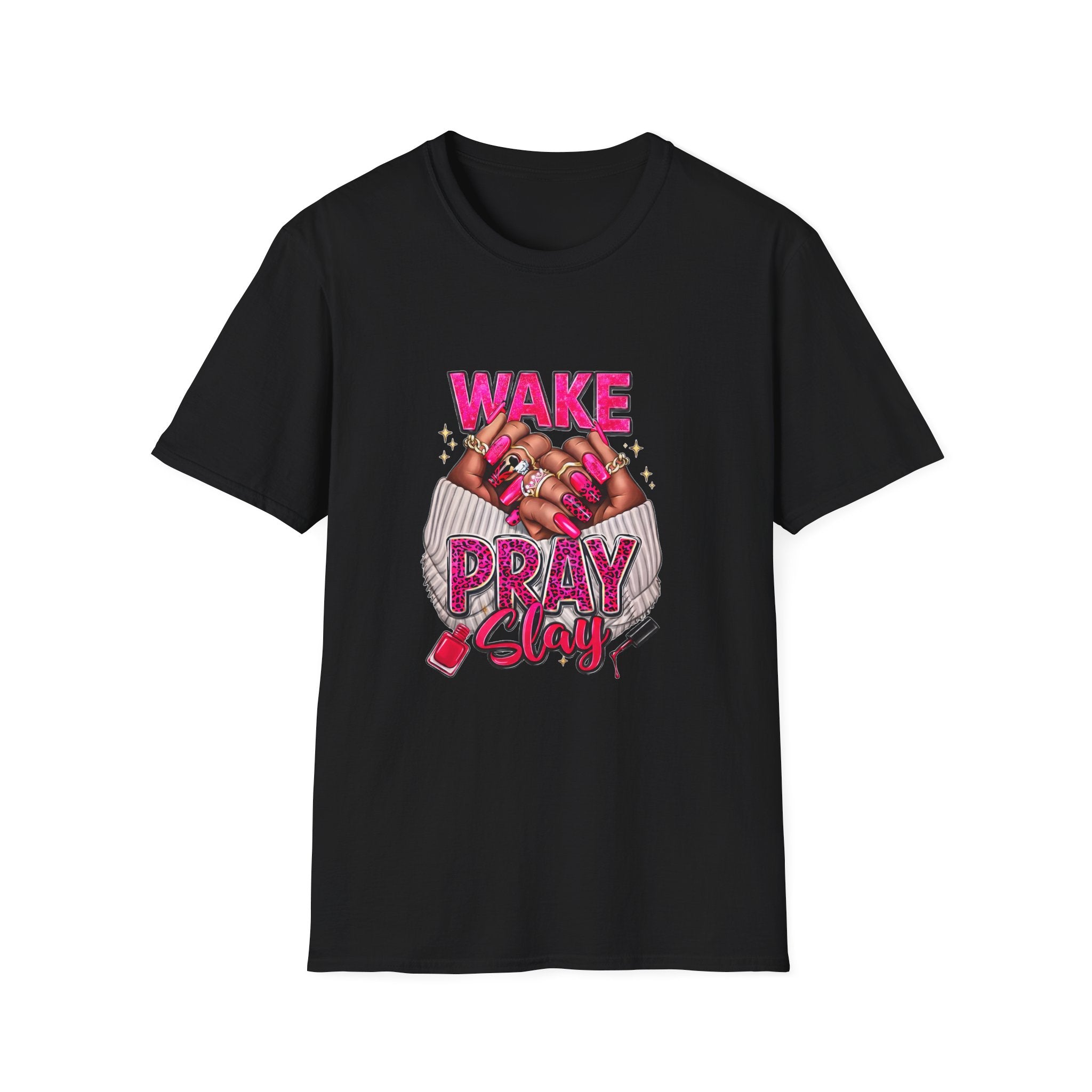 Wake Pray Slay T-Shirt — Inspirational Faith & Hustle Tee