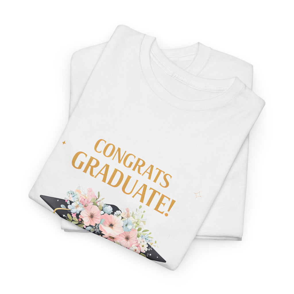 Congrats Graduate Floral Graduation T-Shirt