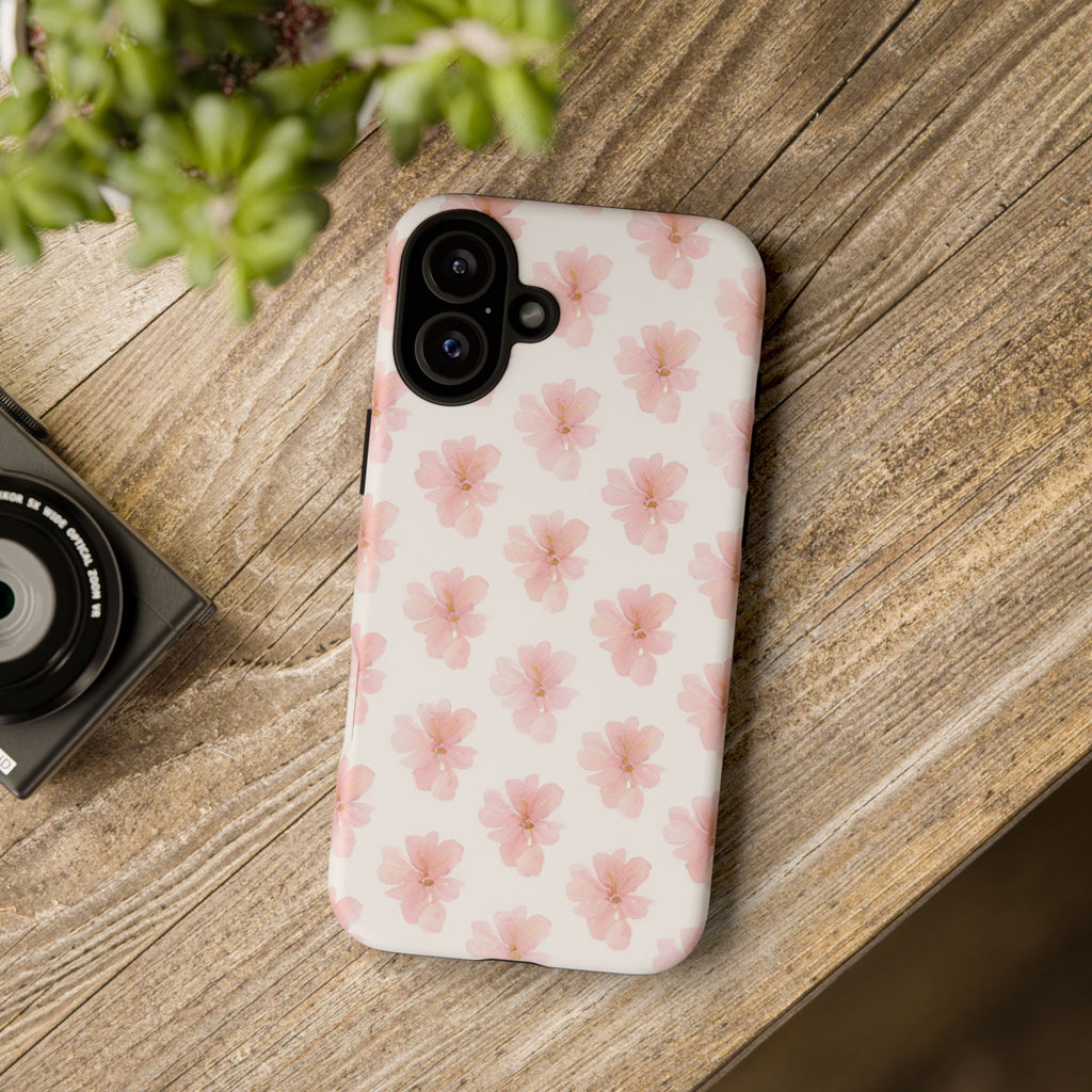 Floral Pink Blossom Tough Phone Case
