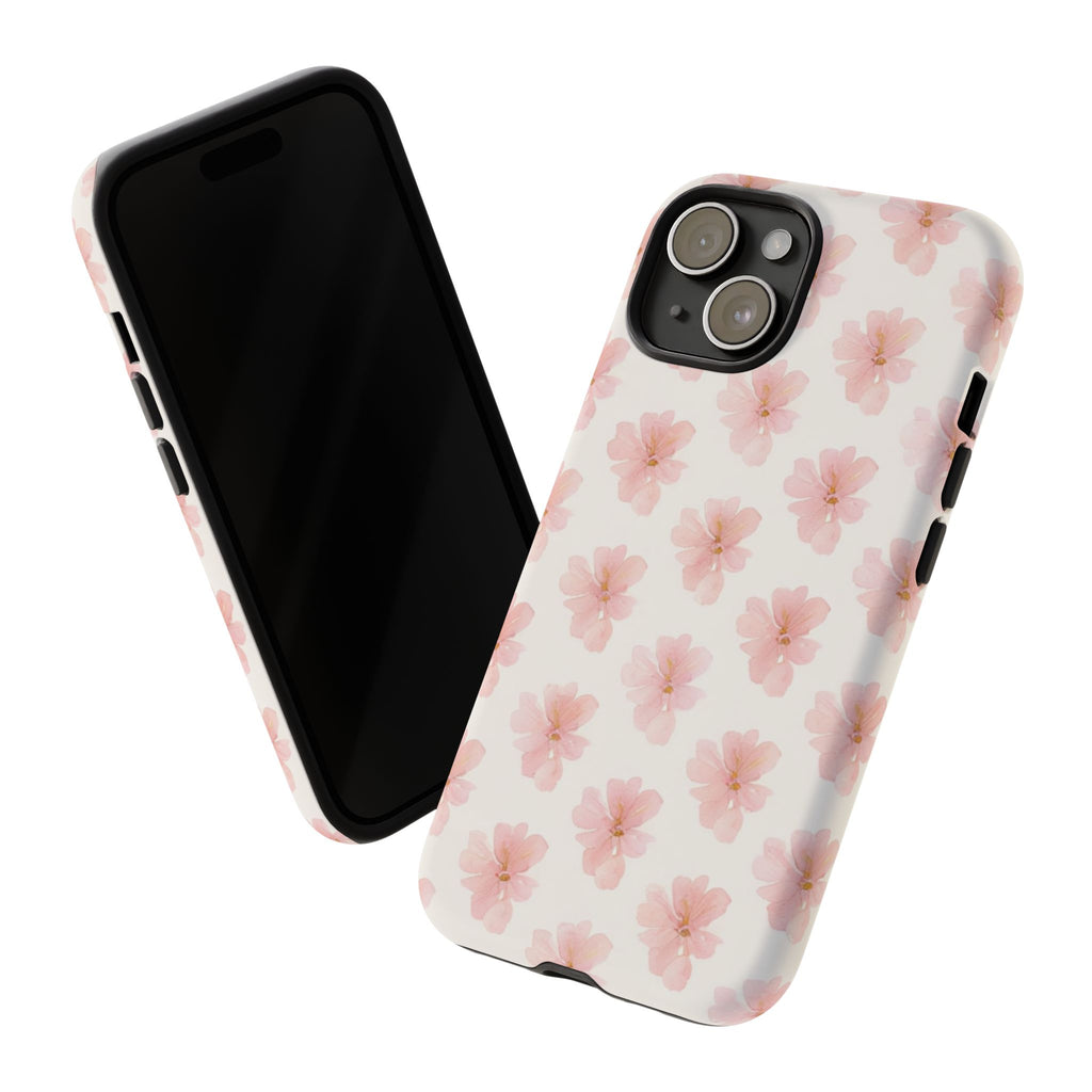 Floral Pink Blossom Tough Phone Case