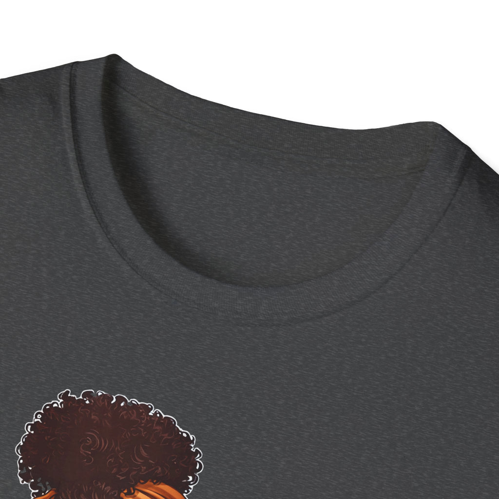 Chasing Goals Not People T-Shirt — Motivational Afro Woman Graphic Tee