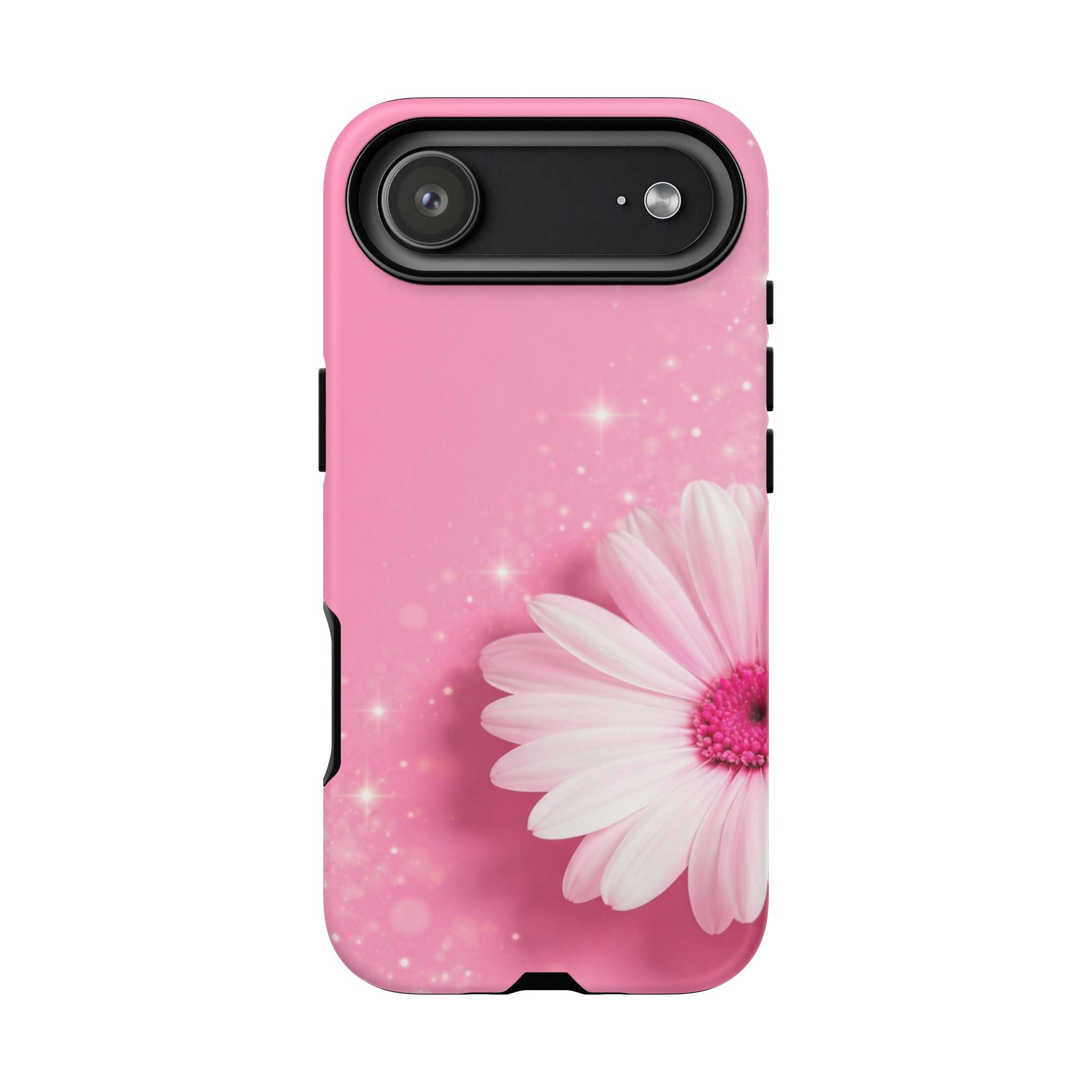 Pink Daisy Phone Case, Aesthetic Floral iPhone & Samsung Case, Cute Flower Phone Cover, Soft Girl Coquette Case, Feminine Pink Case