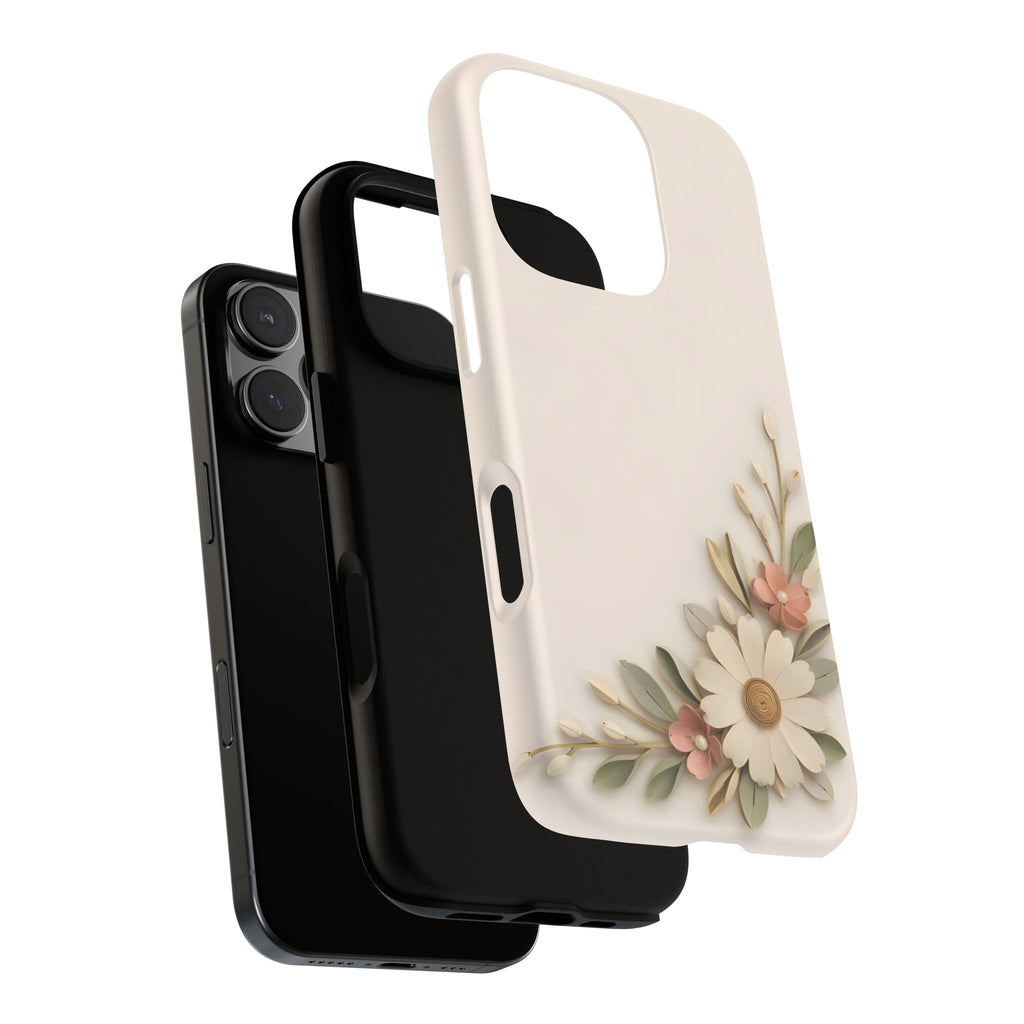 Daisy Blossom Tough Phone Case — Floral Protective iPhone Cover