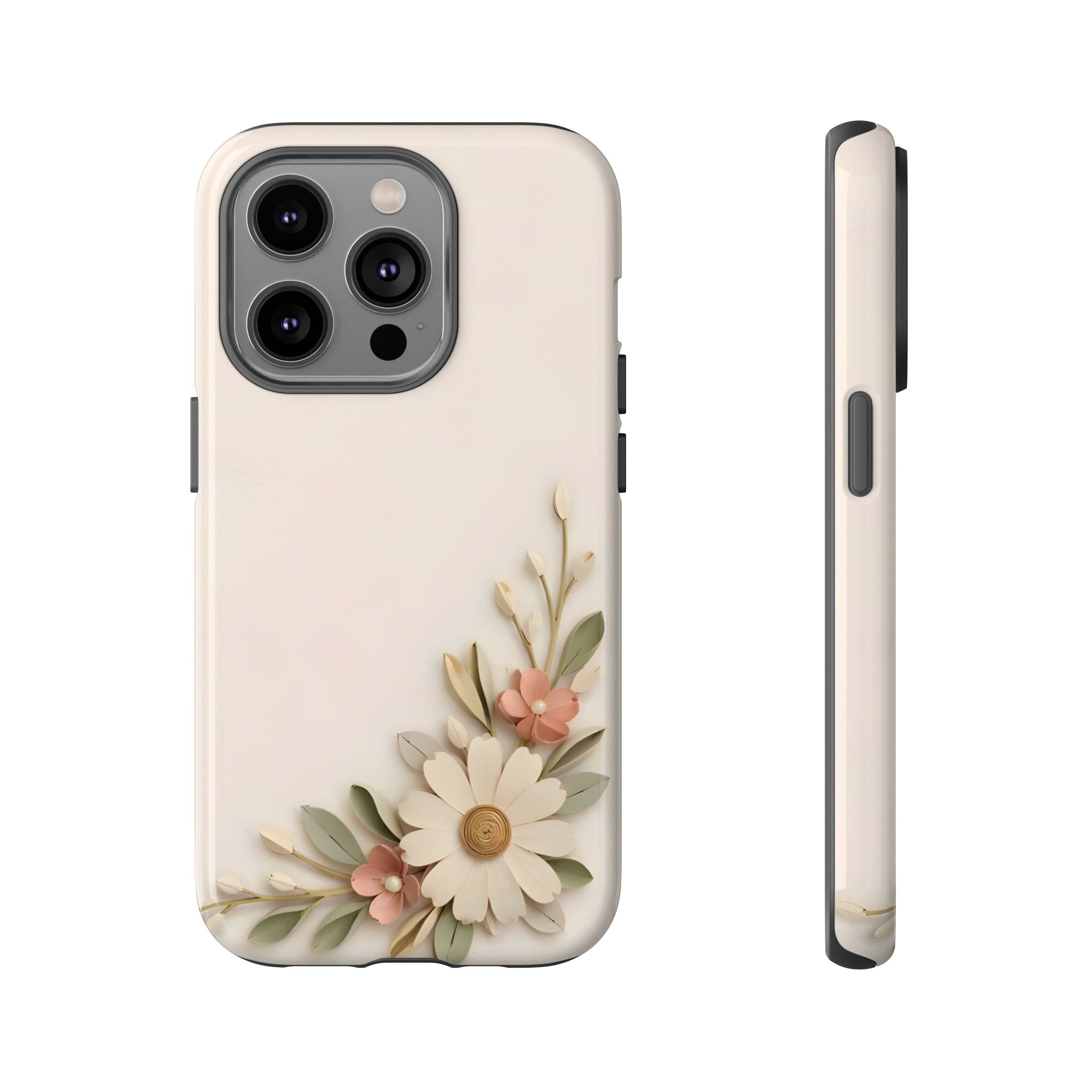 Daisy Blossom Tough Phone Case — Floral Protective iPhone Cover