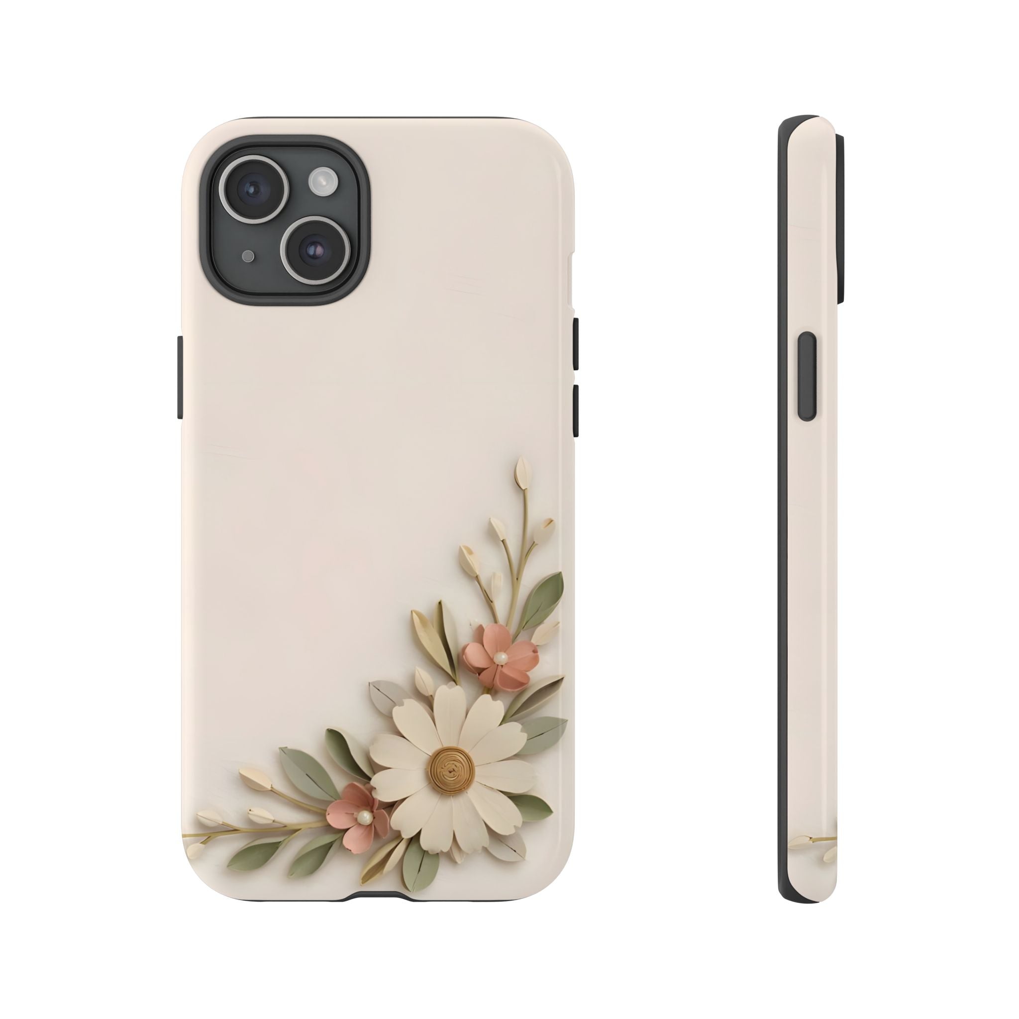 Daisy Blossom Tough Phone Case — Floral Protective iPhone Cover