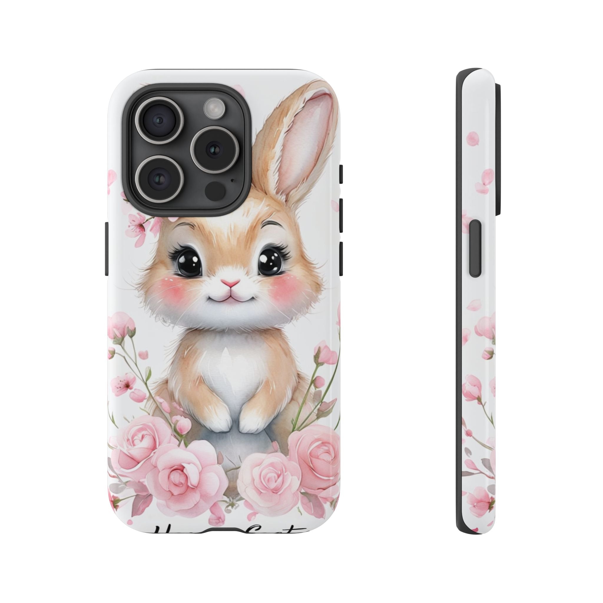 Cute Bunny Phone Case — Adorable Kawaii Rabbit Phone Cover for Girls & Animal Lovers