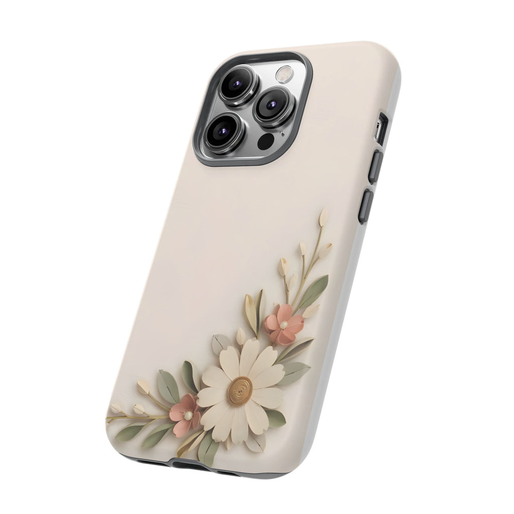 Daisy Blossom Tough Phone Case — Floral Protective iPhone Cover