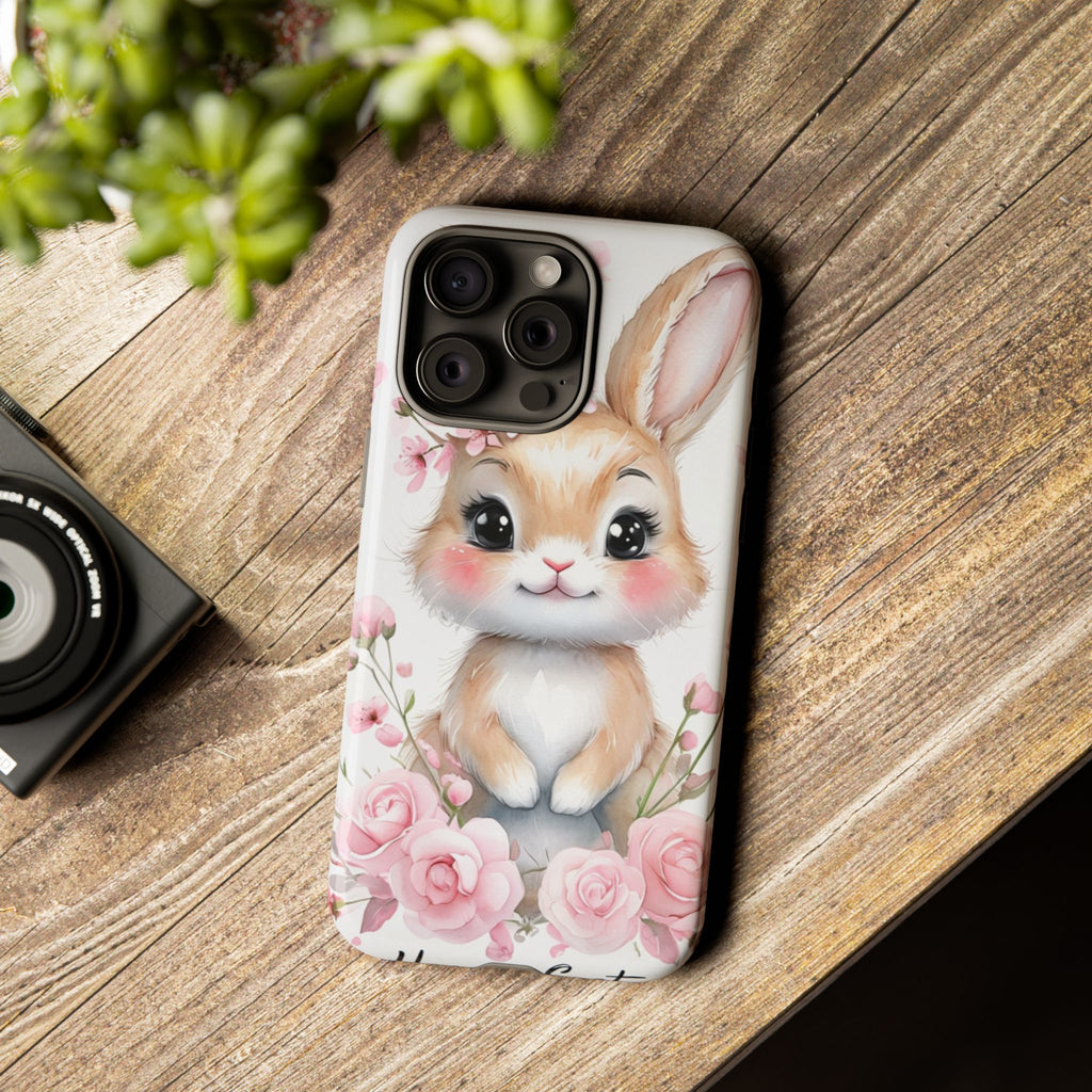 Cute Bunny Phone Case — Adorable Kawaii Rabbit Phone Cover for Girls & Animal Lovers