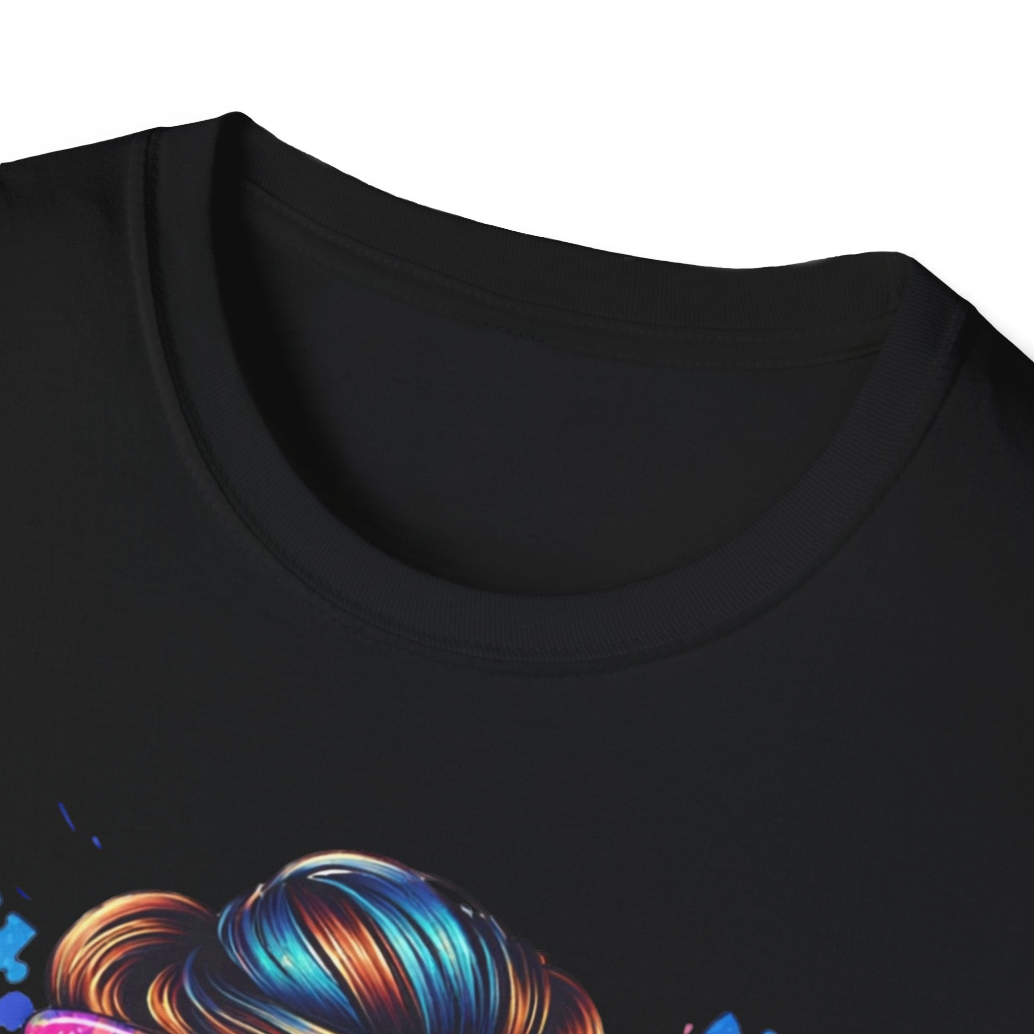 Autism Mom T-Shirt — Colorful Puzzle Heart Design for Proud Moms