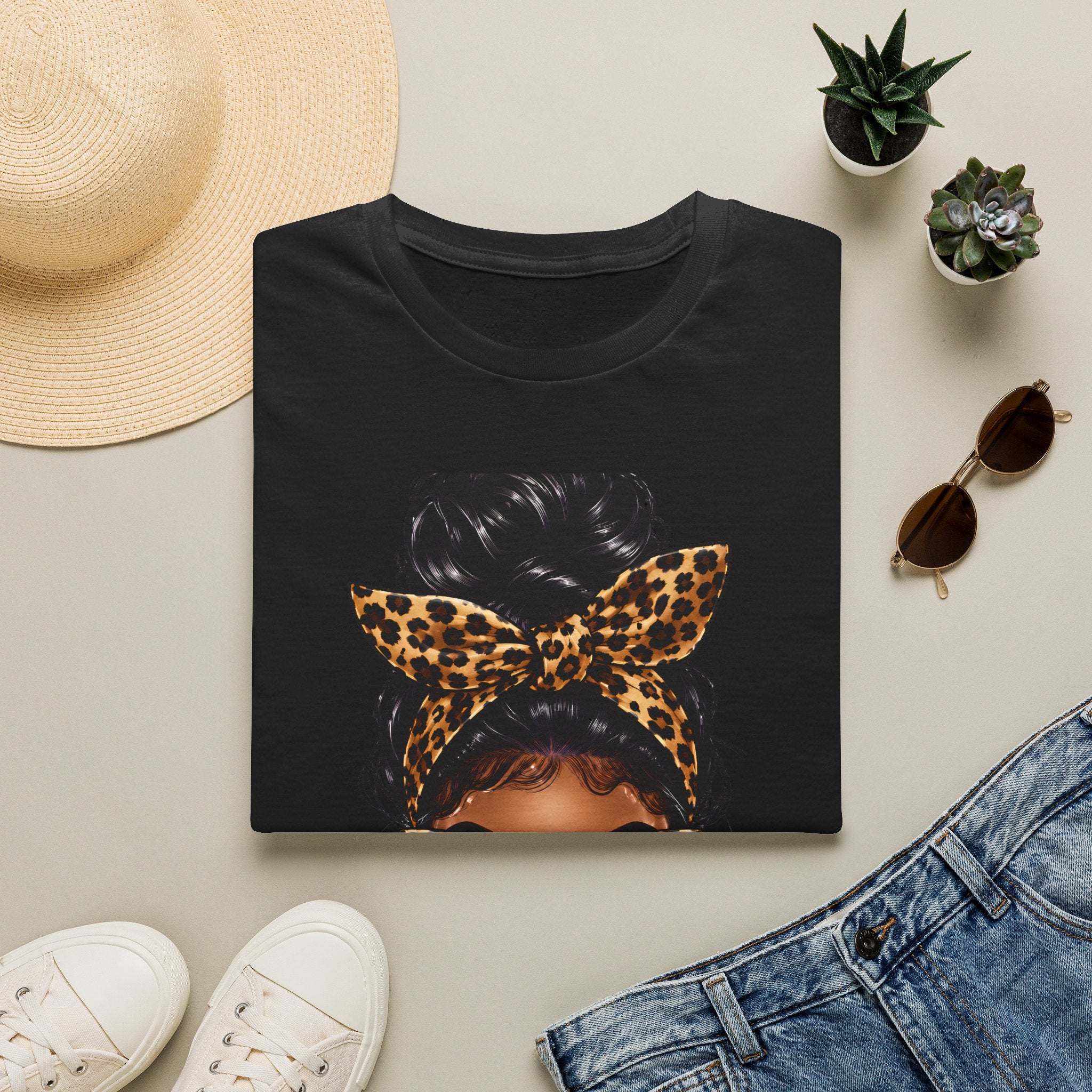 Boss Babe Money Shirt, Leopard Print Glam Girl T-Shirt, Black Woman Money Graphic Tee, Bougie Rich Auntie Shirt