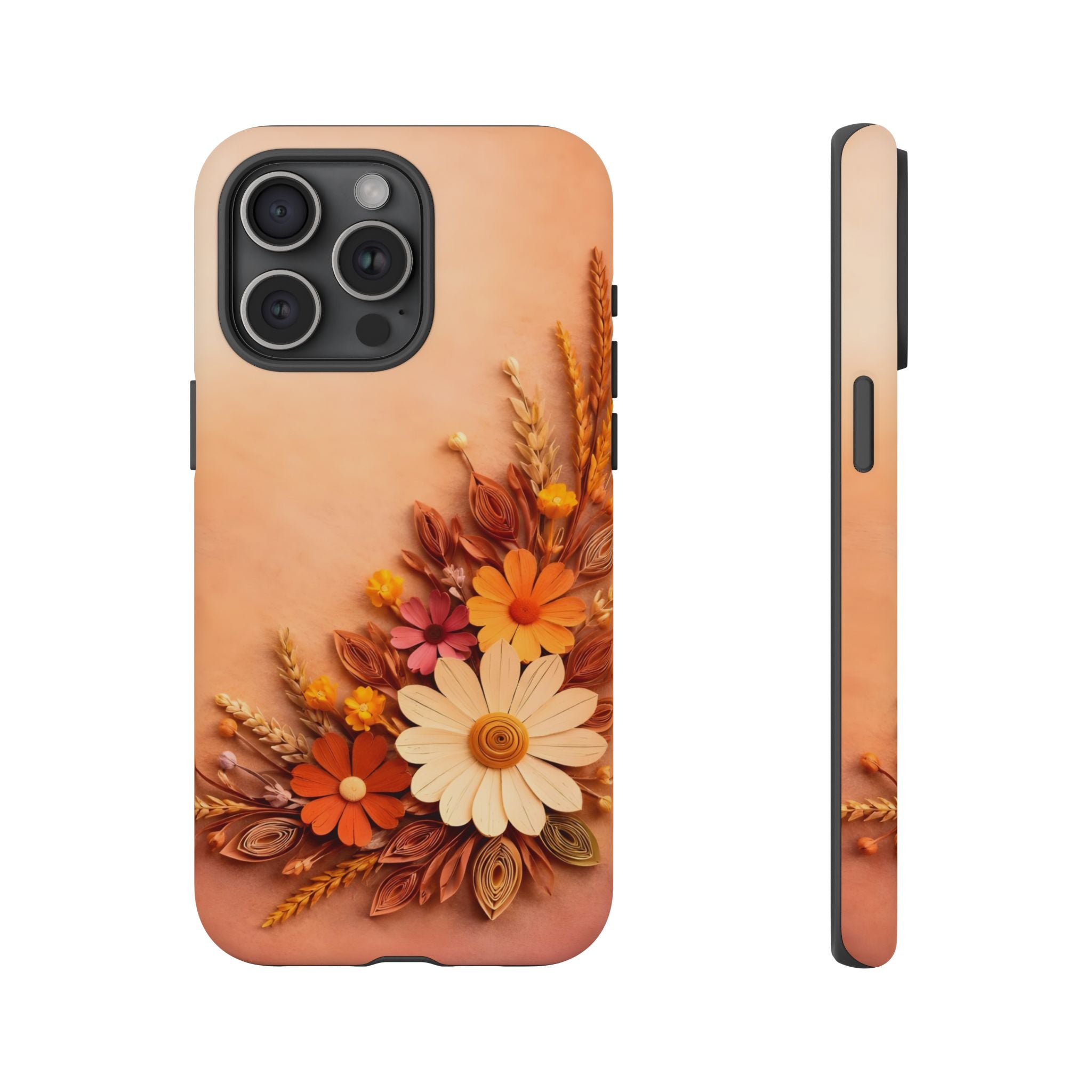 Floral Daisies Phone Case — Autumn Bouquet Protective iPhone Cover