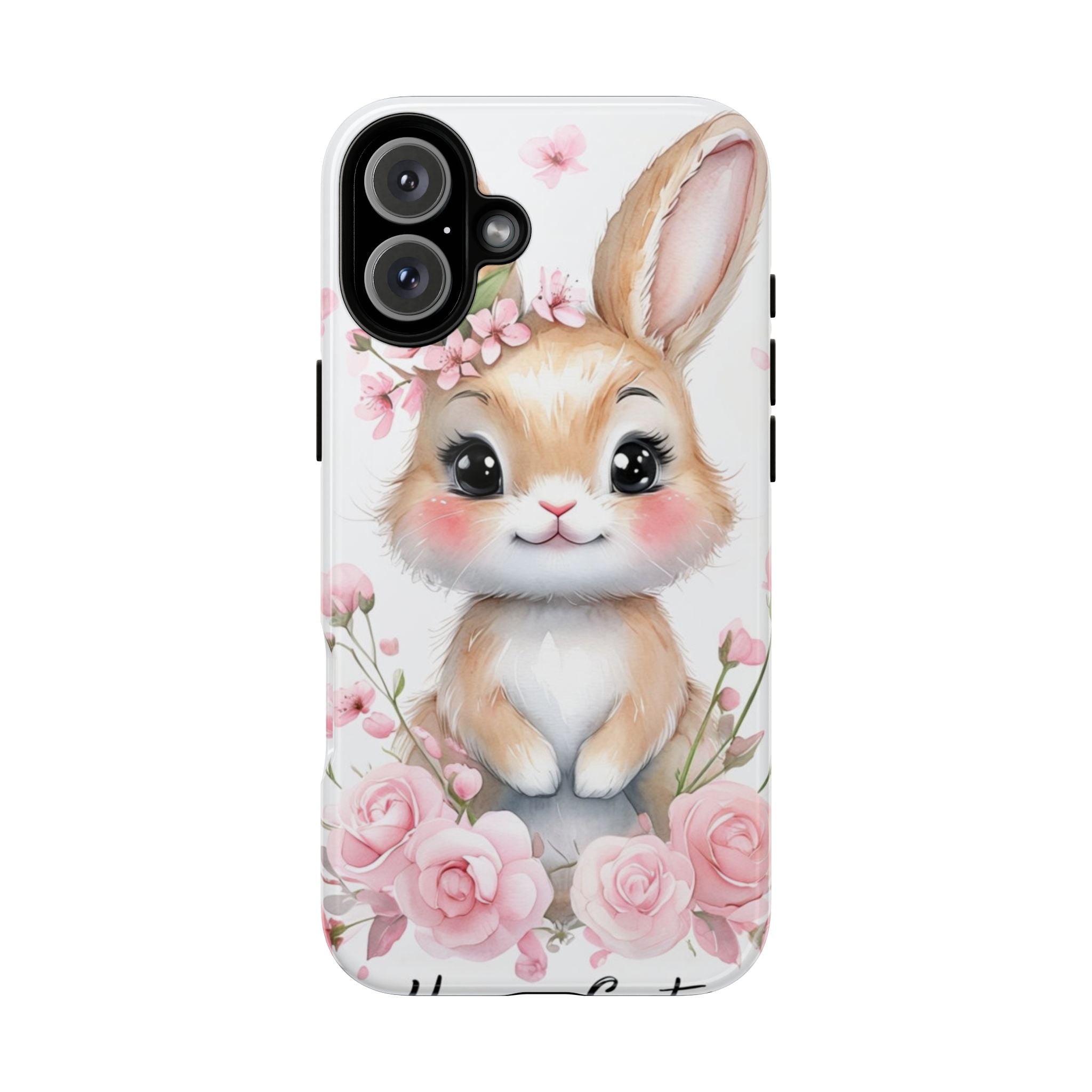 Cute Bunny Phone Case — Adorable Kawaii Rabbit Phone Cover for Girls & Animal Lovers
