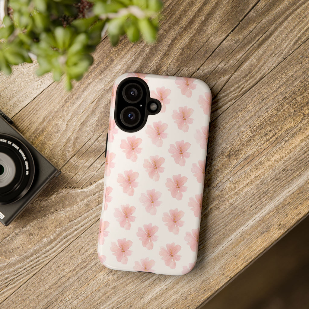 Floral Pink Blossom Tough Phone Case