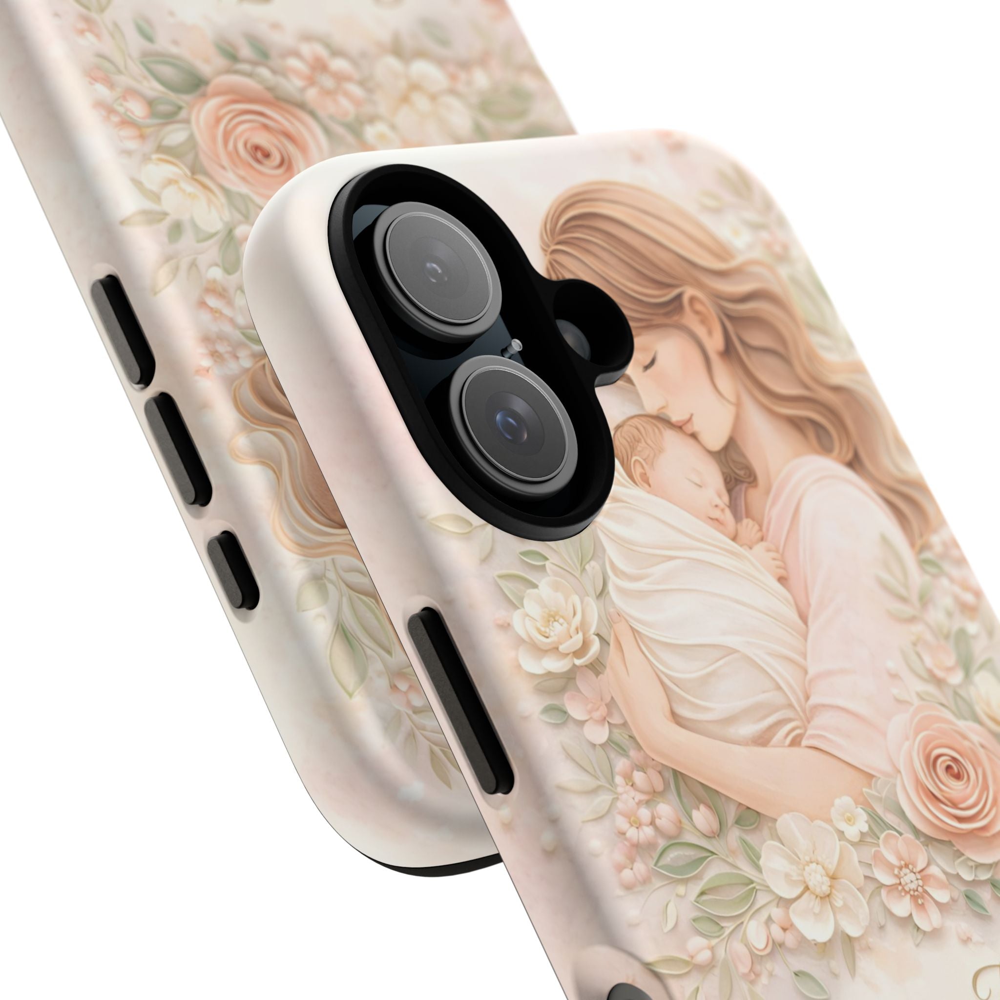My First Mother's Day Floral Phone Case — Mom & Baby Protective Case