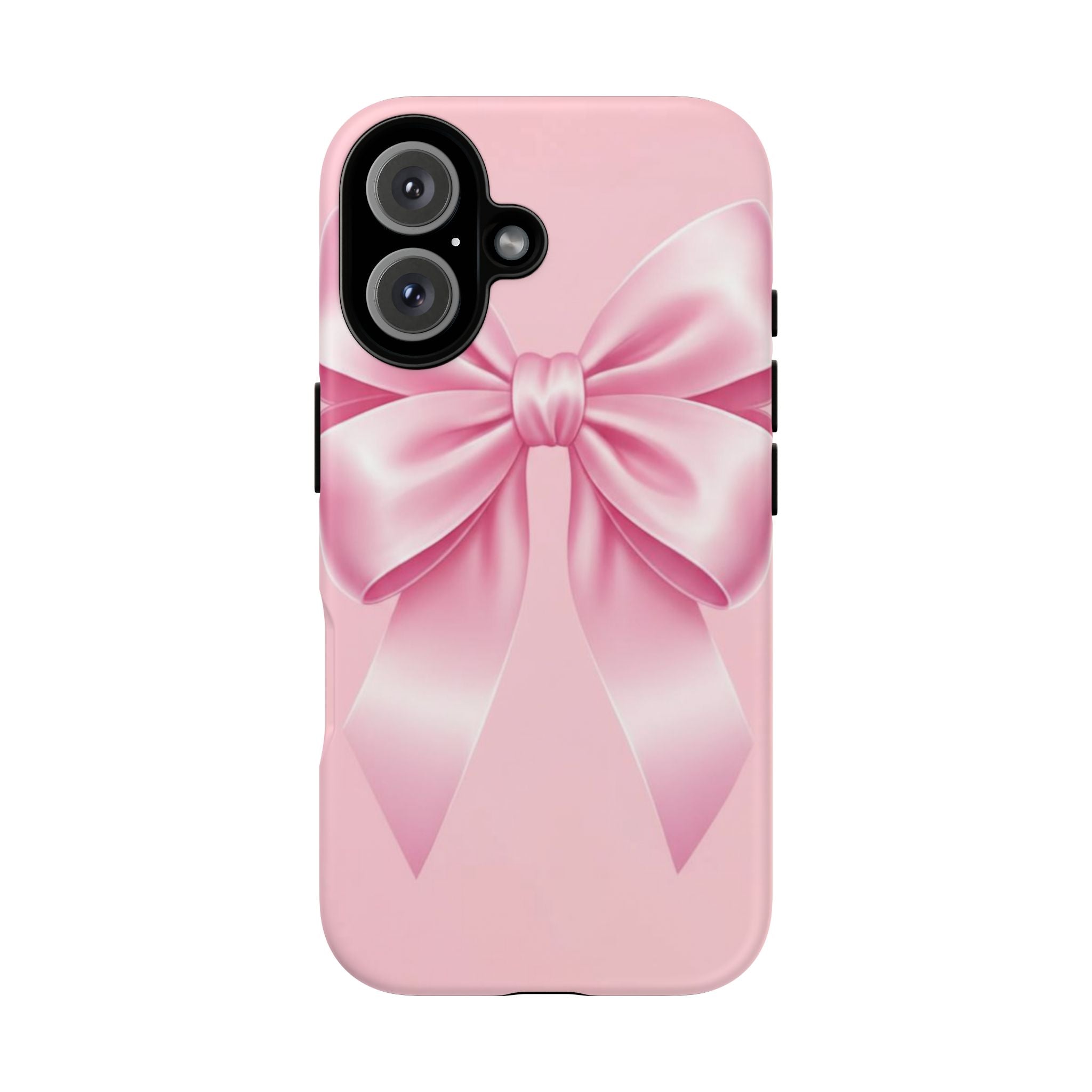 Coquette Pink Bow Phone Case, Cute Aesthetic iPhone Case, Soft Girl Bow Cover, Feminine Girly Phone Case