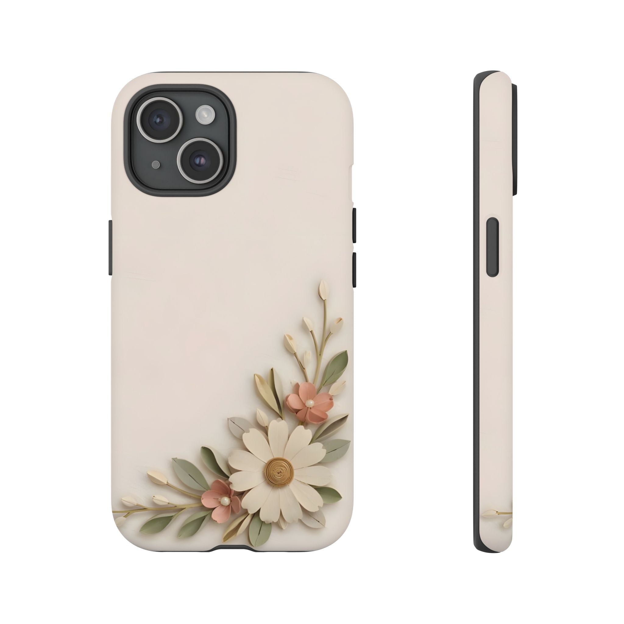 Daisy Blossom Tough Phone Case — Floral Protective iPhone Cover