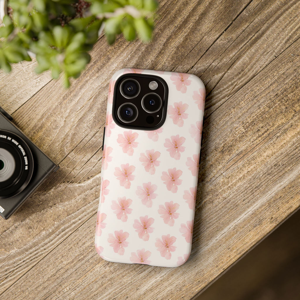 Floral Pink Blossom Tough Phone Case