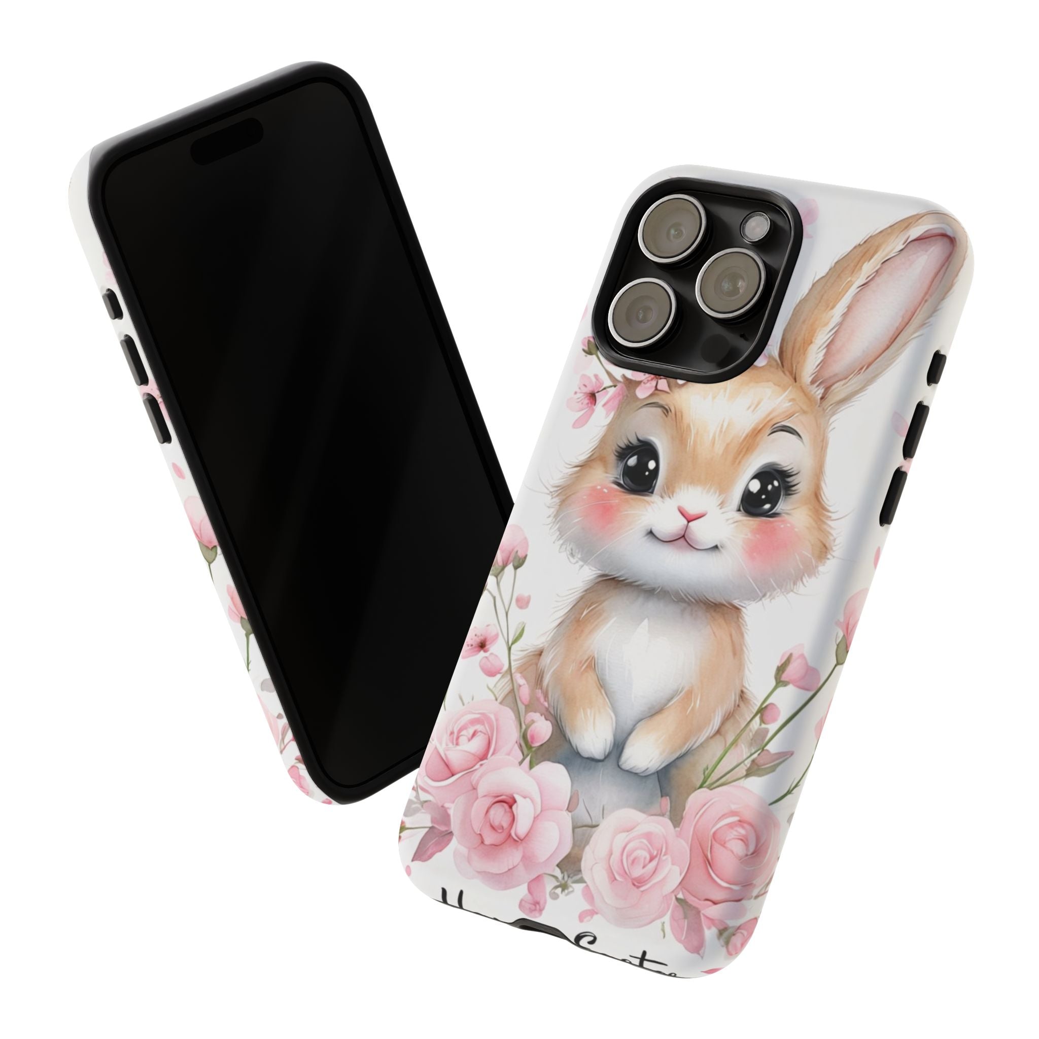 Cute Bunny Phone Case — Adorable Kawaii Rabbit Phone Cover for Girls & Animal Lovers