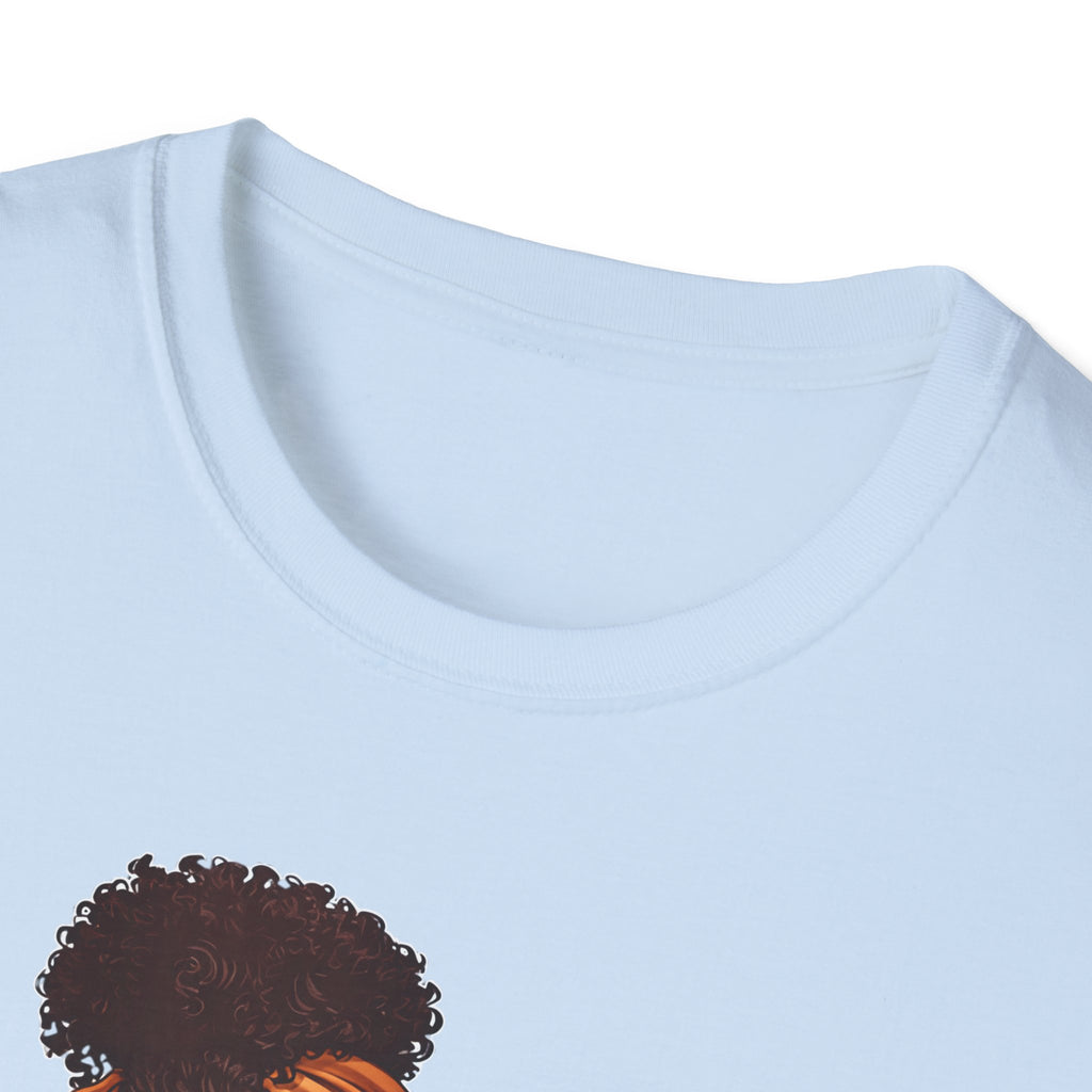 Chasing Goals Not People T-Shirt — Motivational Afro Woman Graphic Tee
