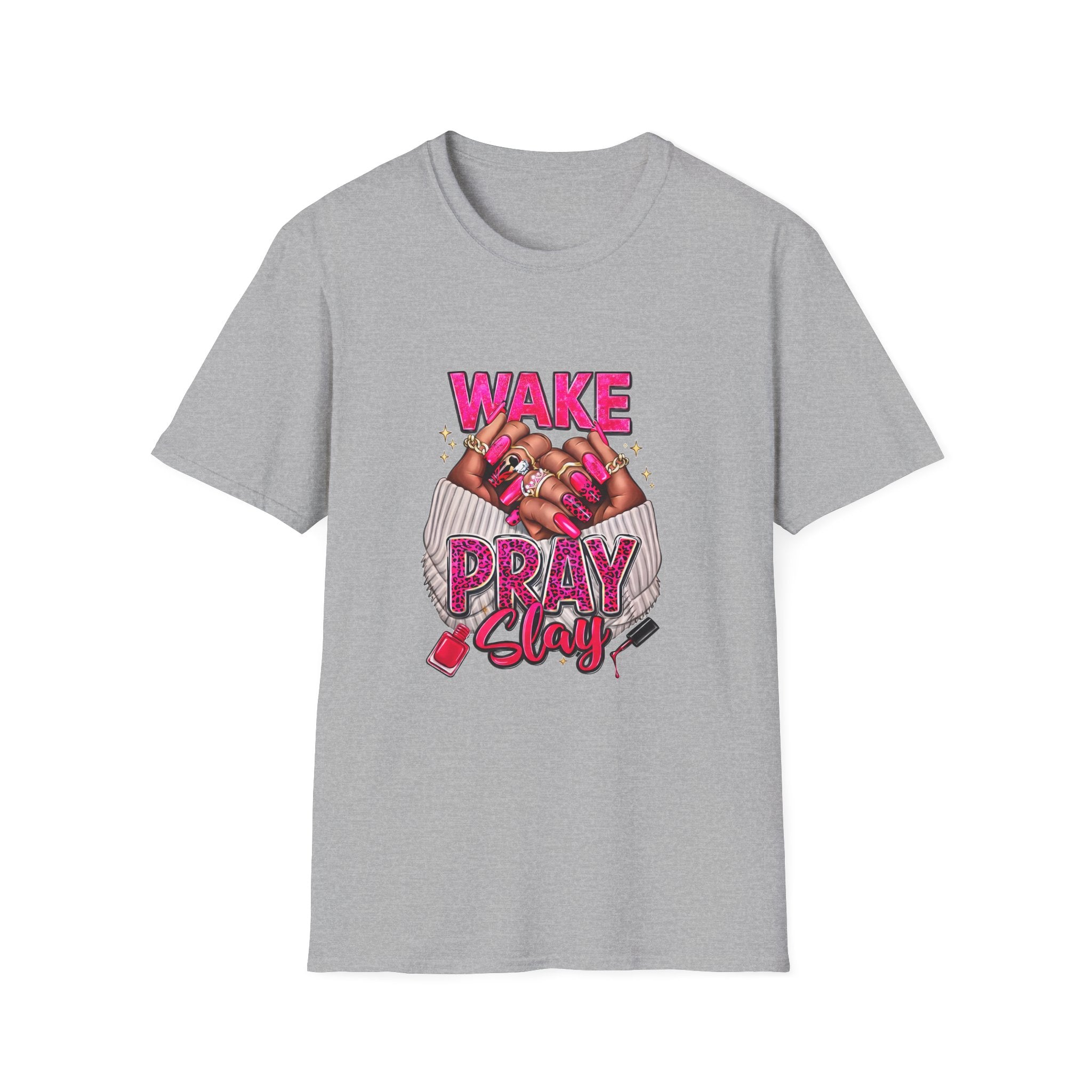 Wake Pray Slay T-Shirt — Inspirational Faith & Hustle Tee