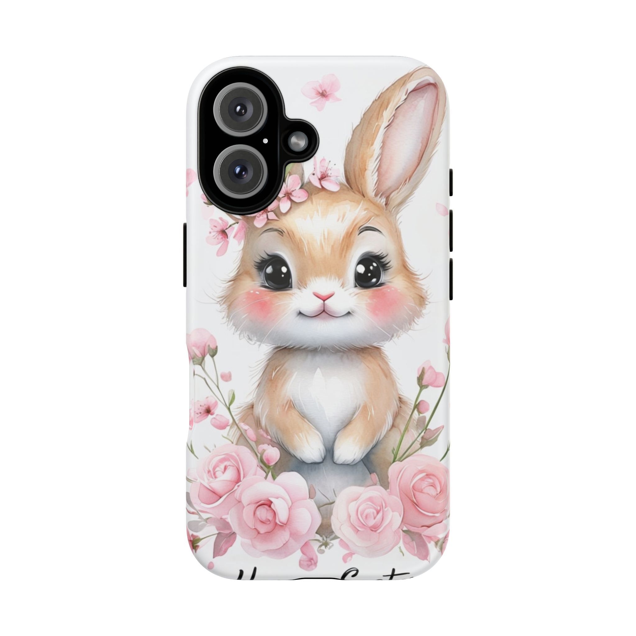 Cute Bunny Phone Case — Adorable Kawaii Rabbit Phone Cover for Girls & Animal Lovers