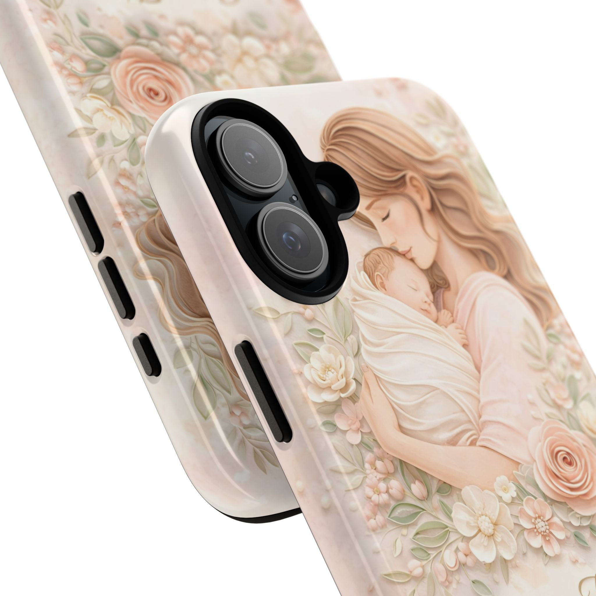My First Mother's Day Floral Phone Case — Mom & Baby Protective Case