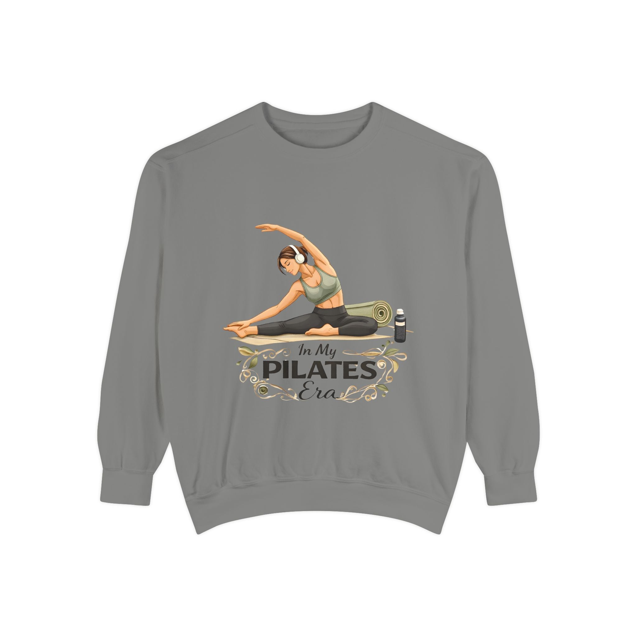 Pilates Era Sweatshirt - 'In My Pilates Era' Illustrated Fitness Crewneck