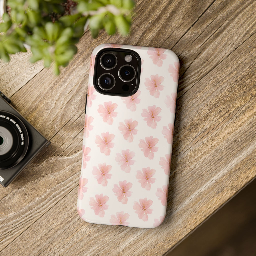 Floral Pink Blossom Tough Phone Case