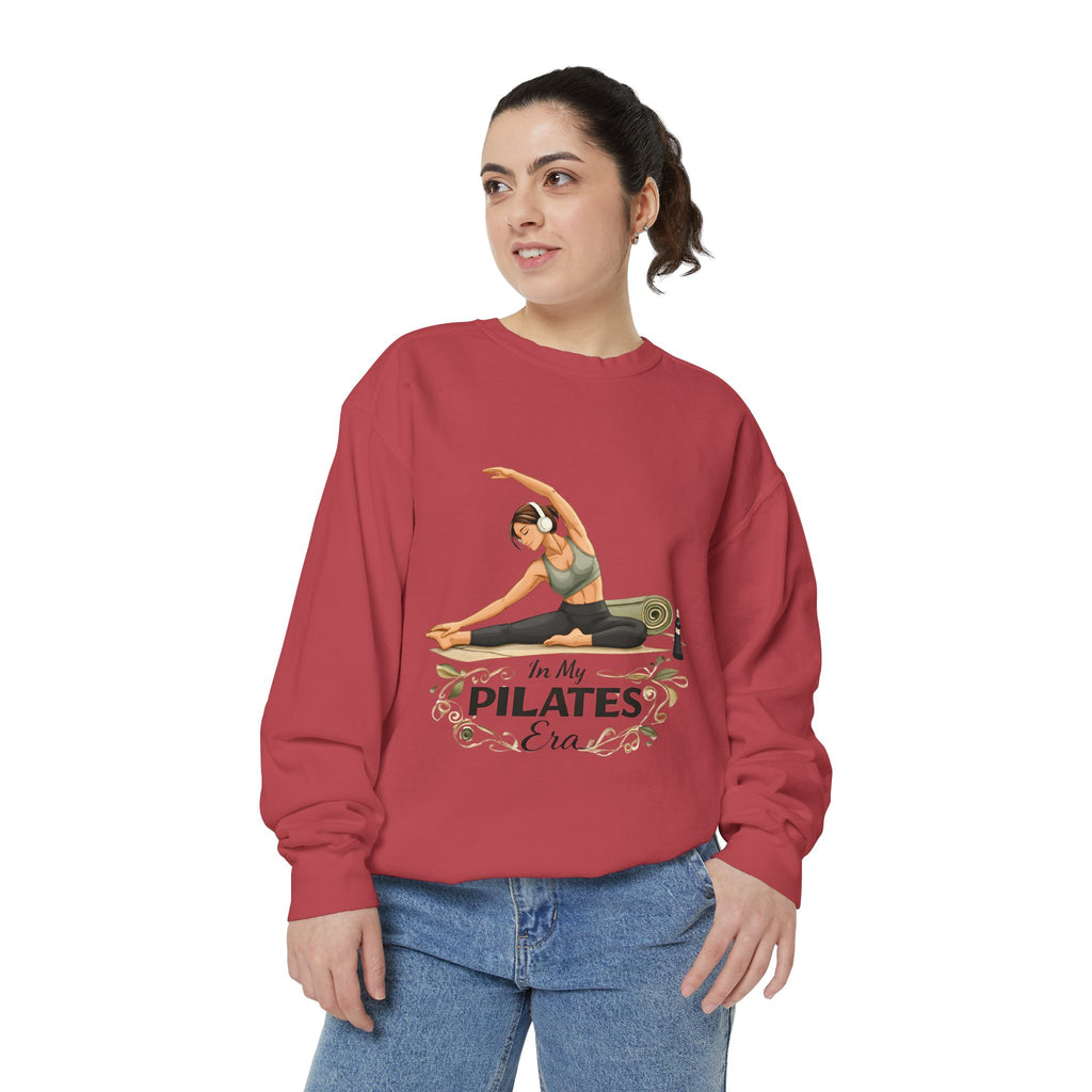 Pilates Era Sweatshirt - 'In My Pilates Era' Illustrated Fitness Crewneck
