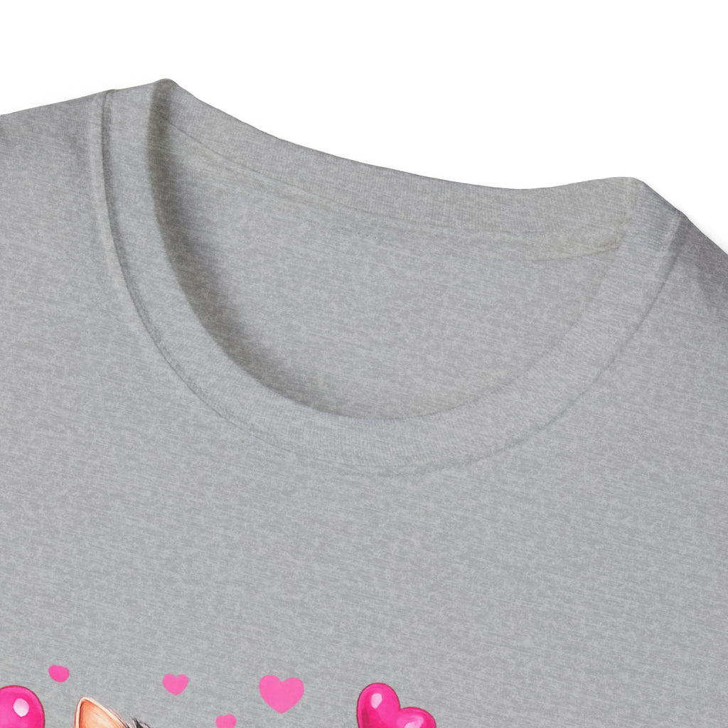 Mommy’s Child Yorkie Shirt – Cute Puppy in Mug Graphic Tee, Dog Lover Gift, Pink Heart Aesthetic, Yorkshire Terrier T-Shirt for Women