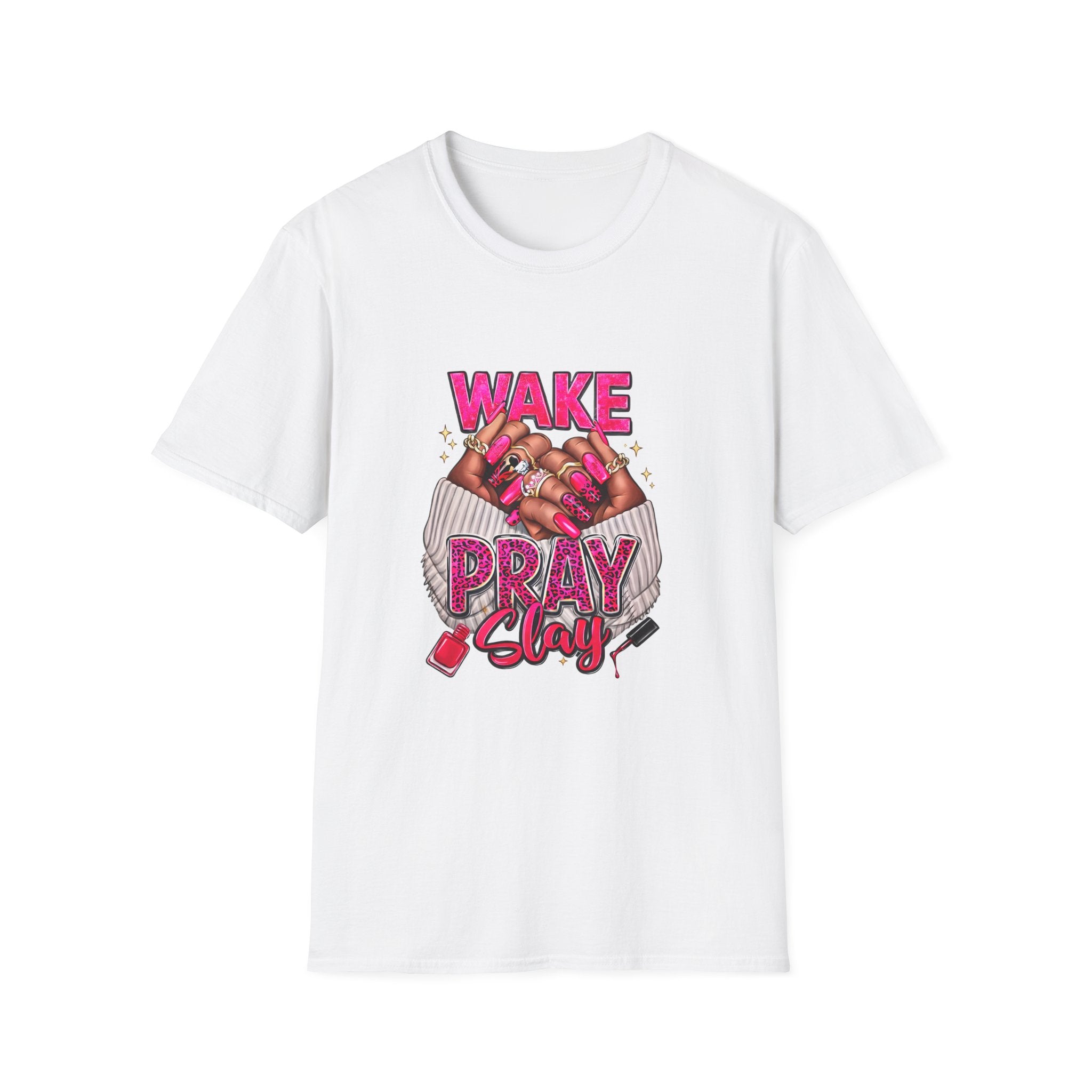 Wake Pray Slay T-Shirt — Inspirational Faith & Hustle Tee