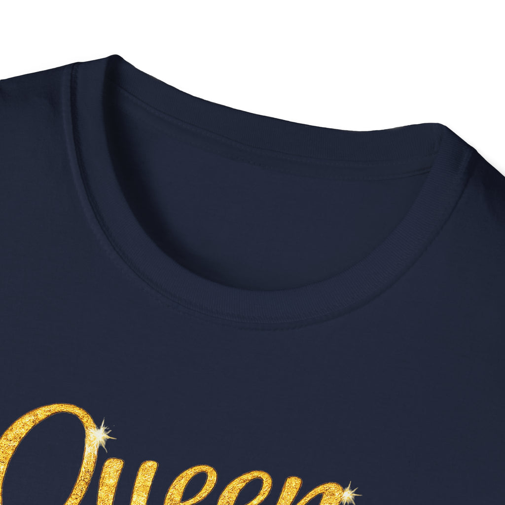 Queen Light Blue Boots Shirt – Pink Crown Graphic Tee, Cute Girly Streetwear, Fashion Queen Outfit, Trendy Women’s Statement T-Shirt
