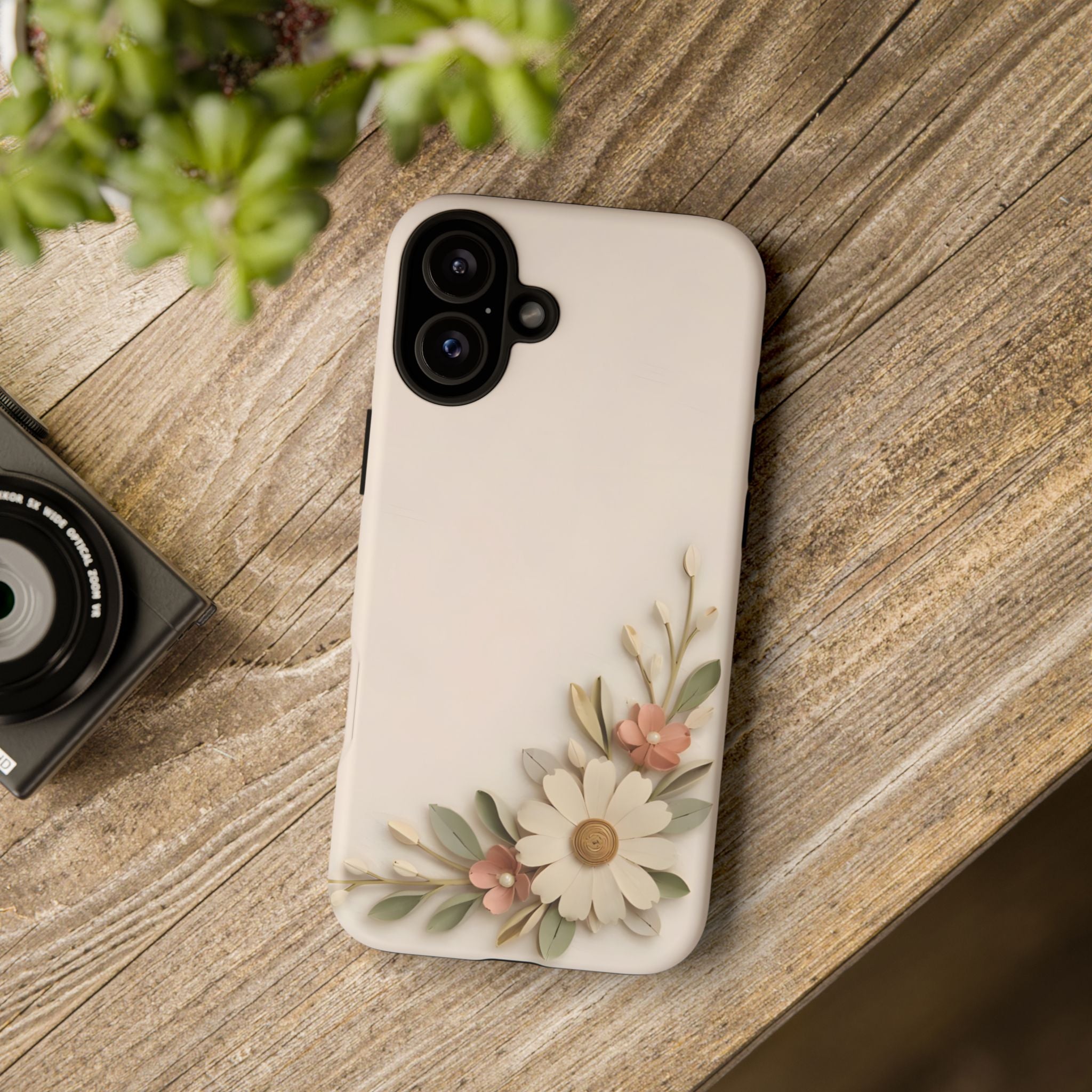 Daisy Blossom Tough Phone Case — Floral Protective iPhone Cover