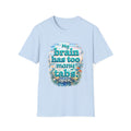 My Brain Has Too Many Tabs Open Shirt – Funny Overthinking Tee, ADHD Humor T-Shirt, Relatable Mental Health Graphic Tee, Cute Aesthetic Shirt