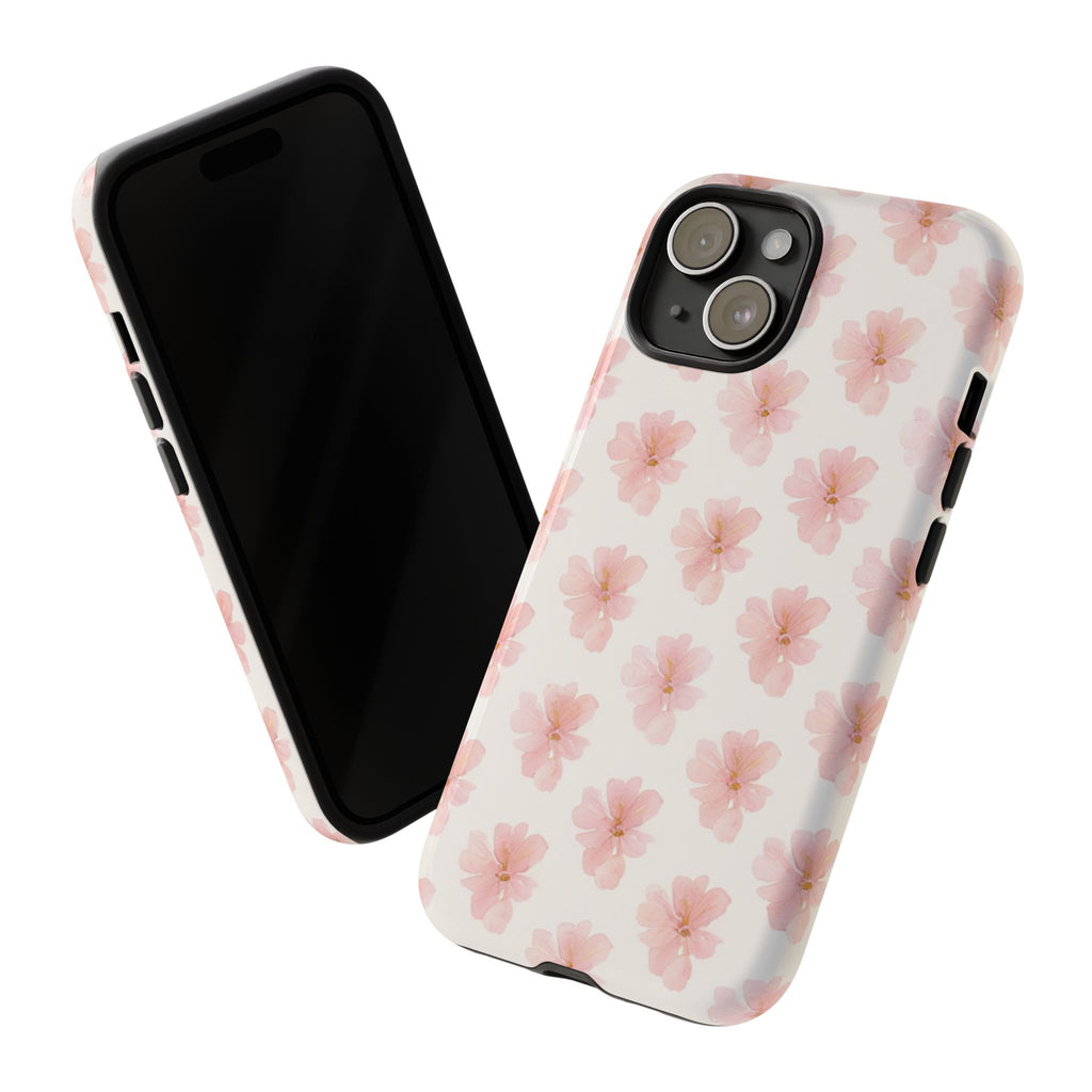 Floral Pink Blossom Tough Phone Case