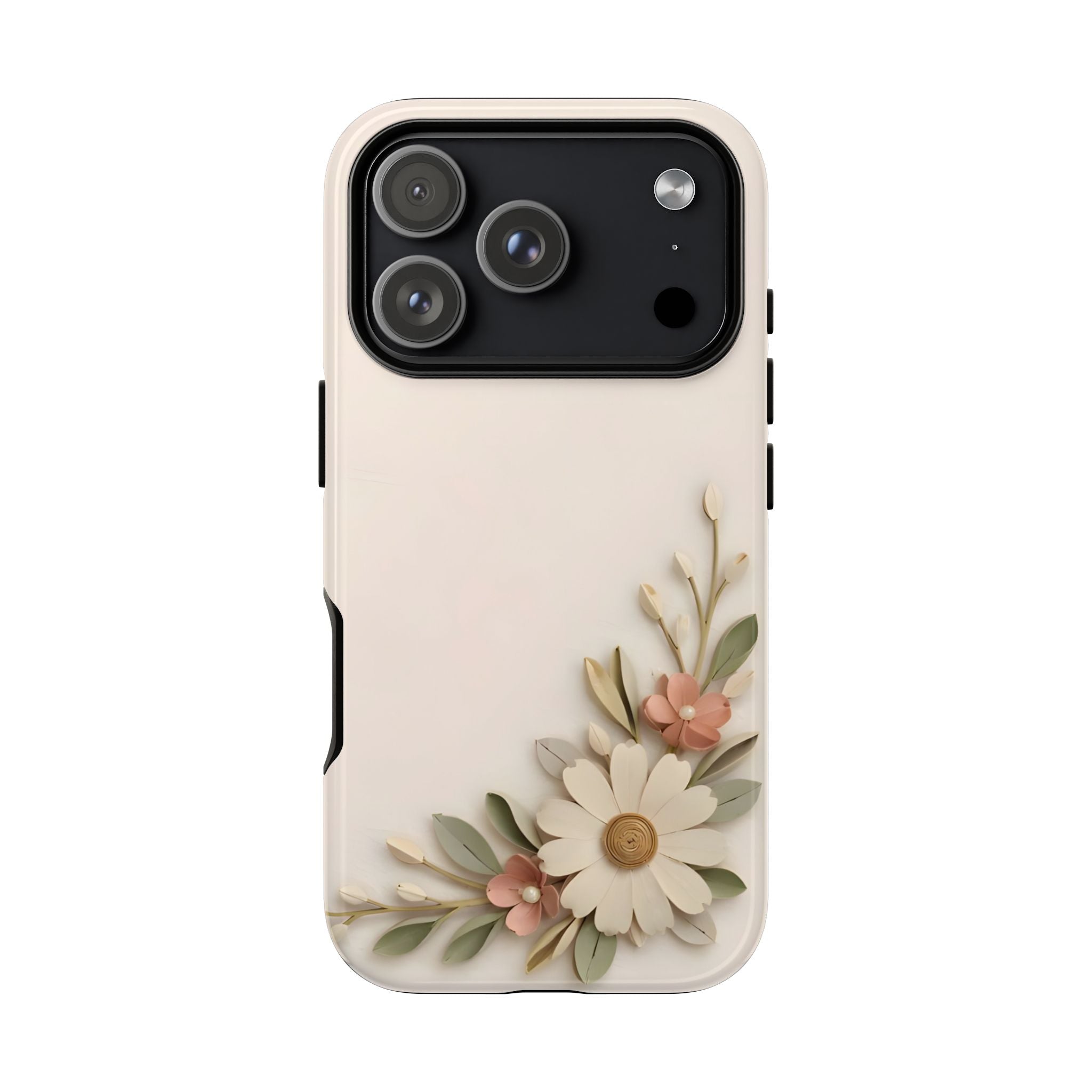 Daisy Blossom Tough Phone Case — Floral Protective iPhone Cover