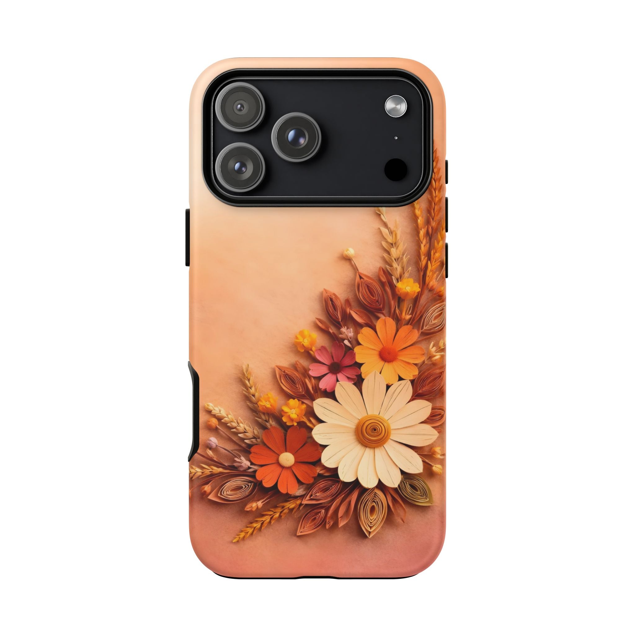 Floral Daisies Phone Case — Autumn Bouquet Protective iPhone Cover