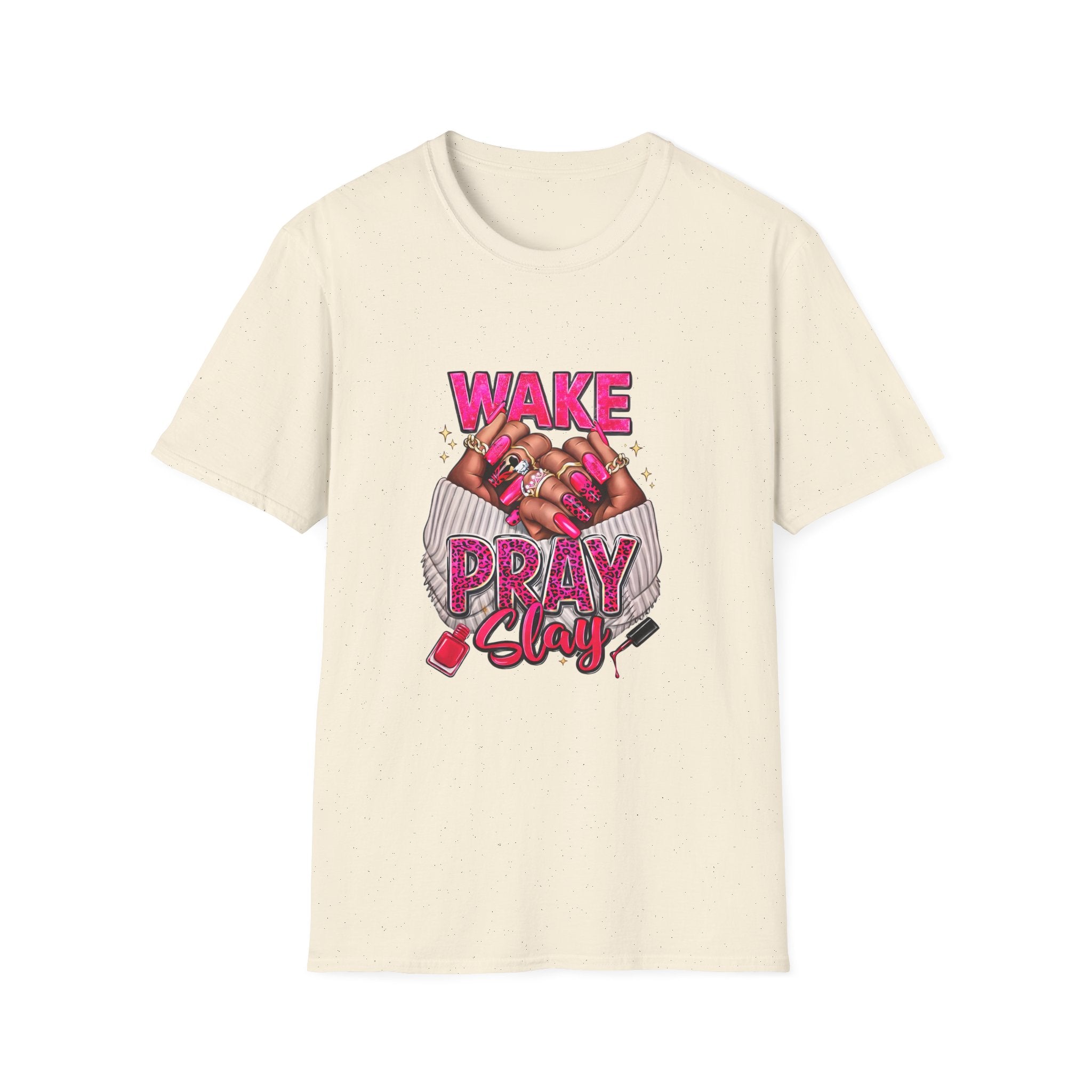 Wake Pray Slay T-Shirt — Inspirational Faith & Hustle Tee