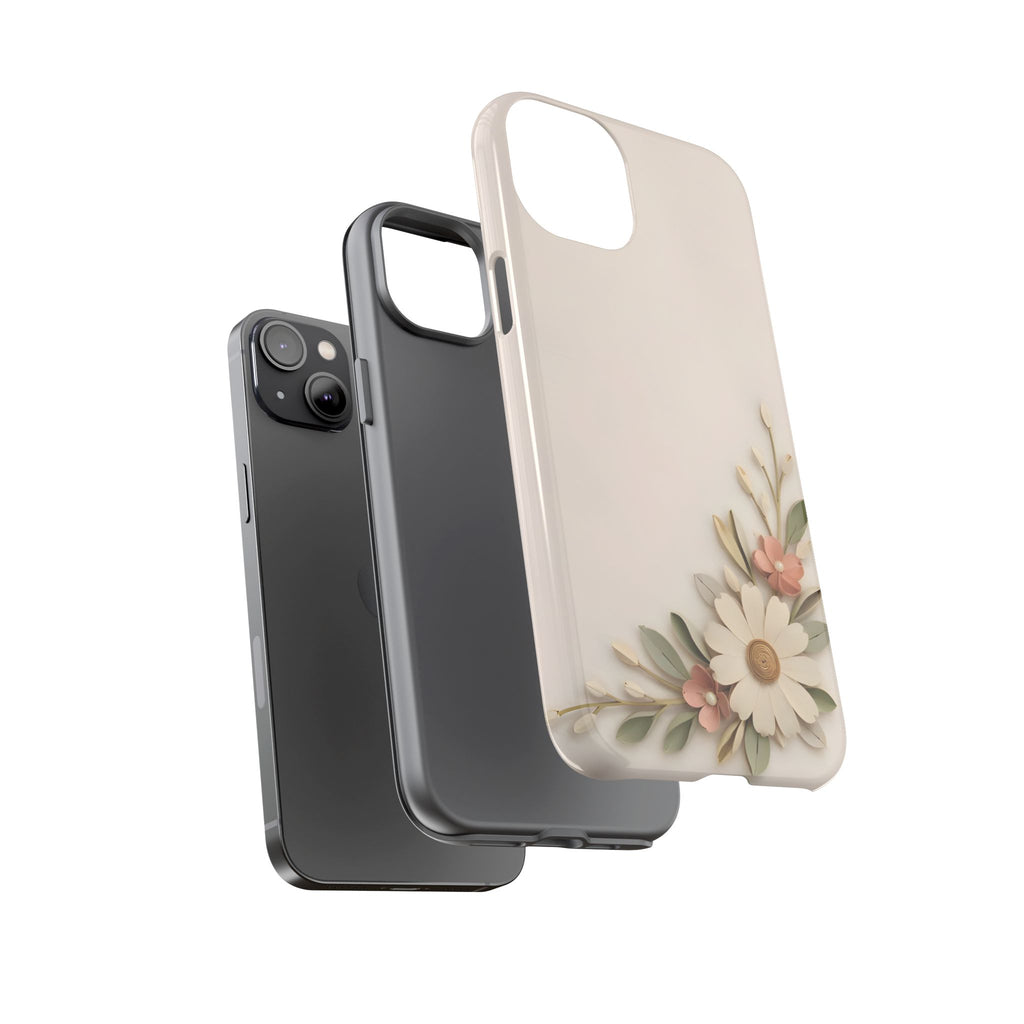 Daisy Blossom Tough Phone Case — Floral Protective iPhone Cover