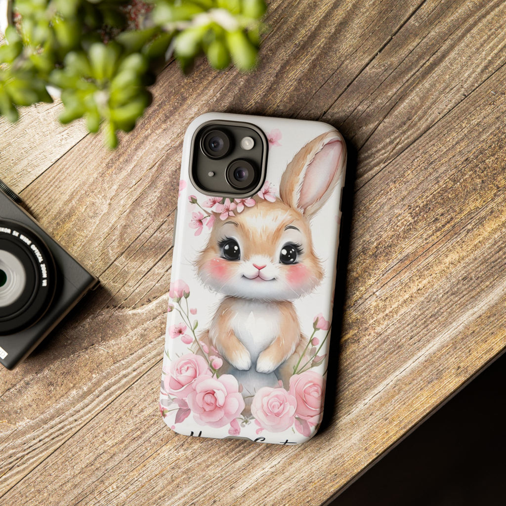 Cute Bunny Phone Case — Adorable Kawaii Rabbit Phone Cover for Girls & Animal Lovers