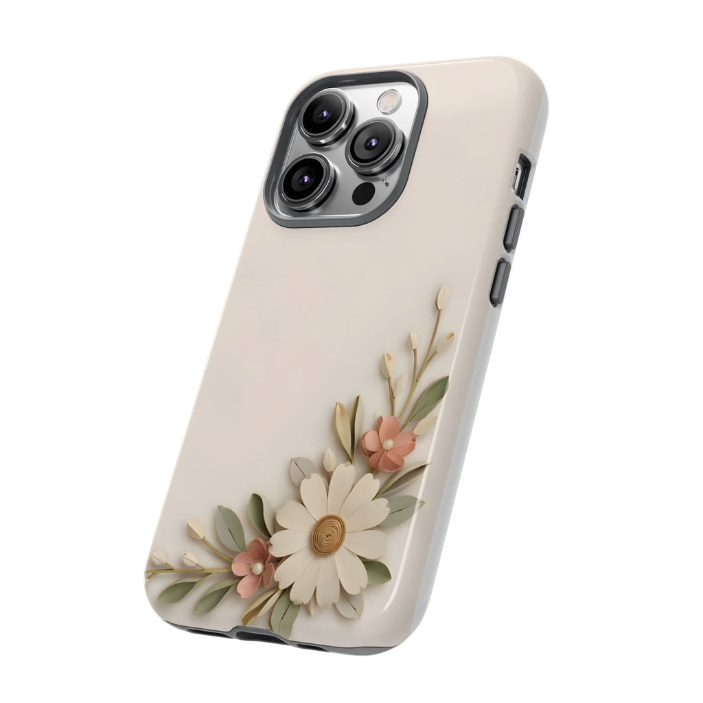 Daisy Blossom Tough Phone Case — Floral Protective iPhone Cover