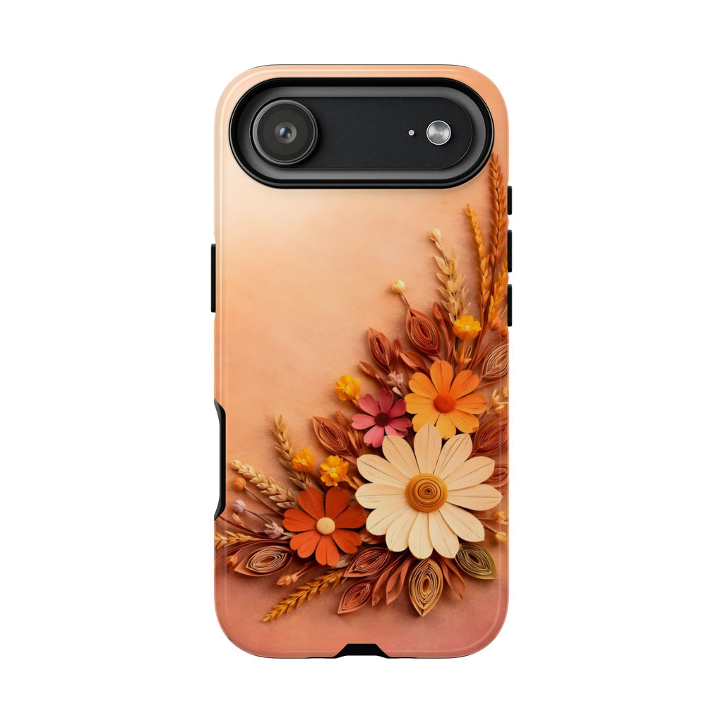 Floral Daisies Phone Case — Autumn Bouquet Protective iPhone Cover