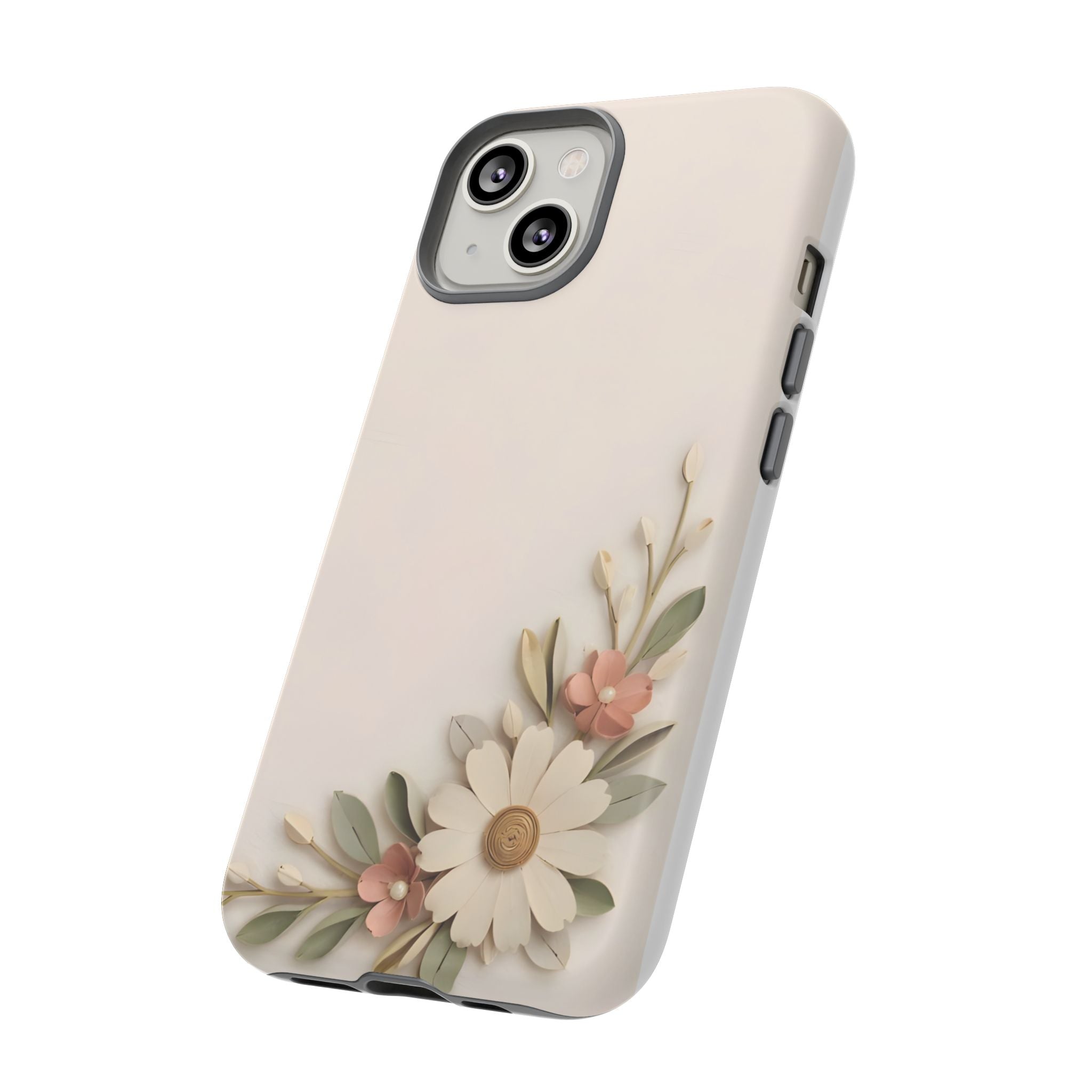 Daisy Blossom Tough Phone Case — Floral Protective iPhone Cover